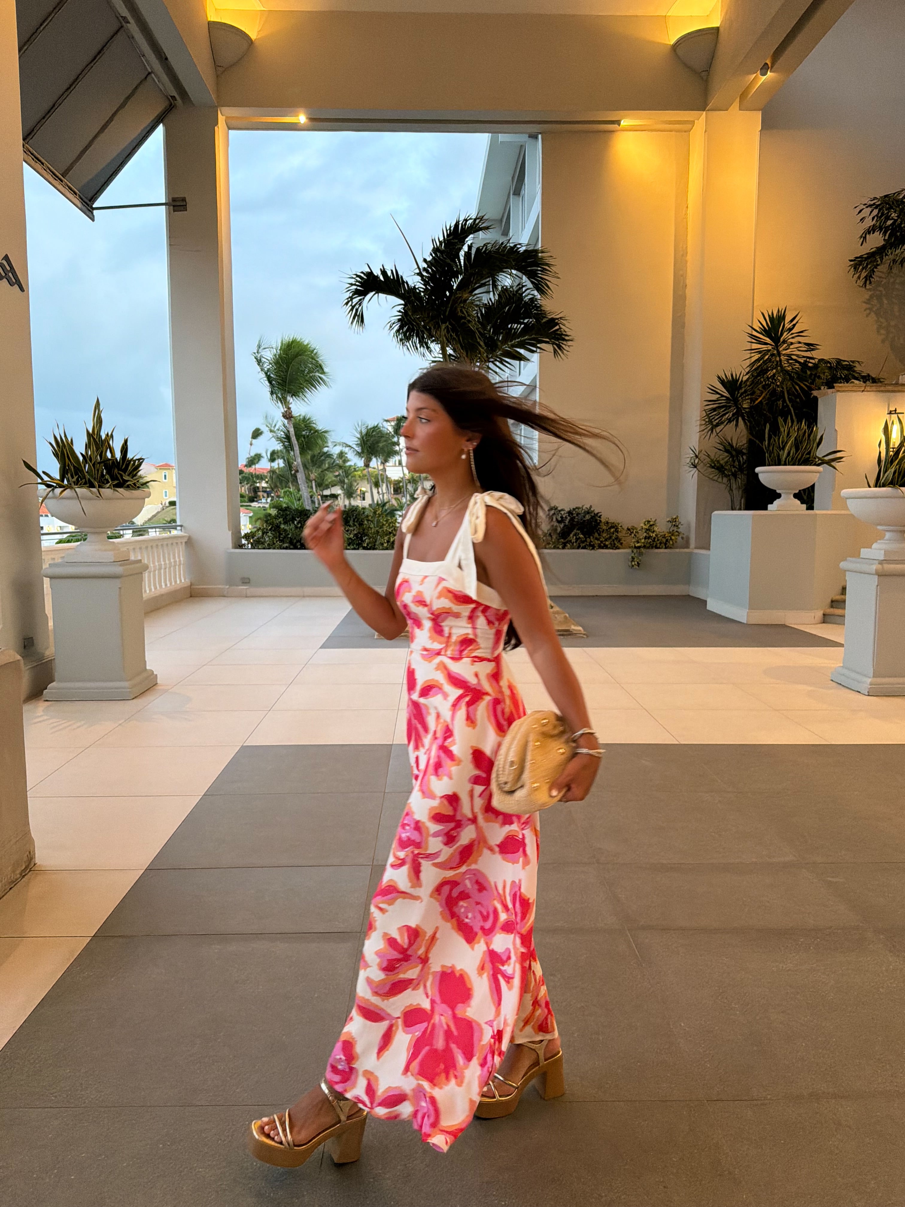 Pink Playa Maxi Dress