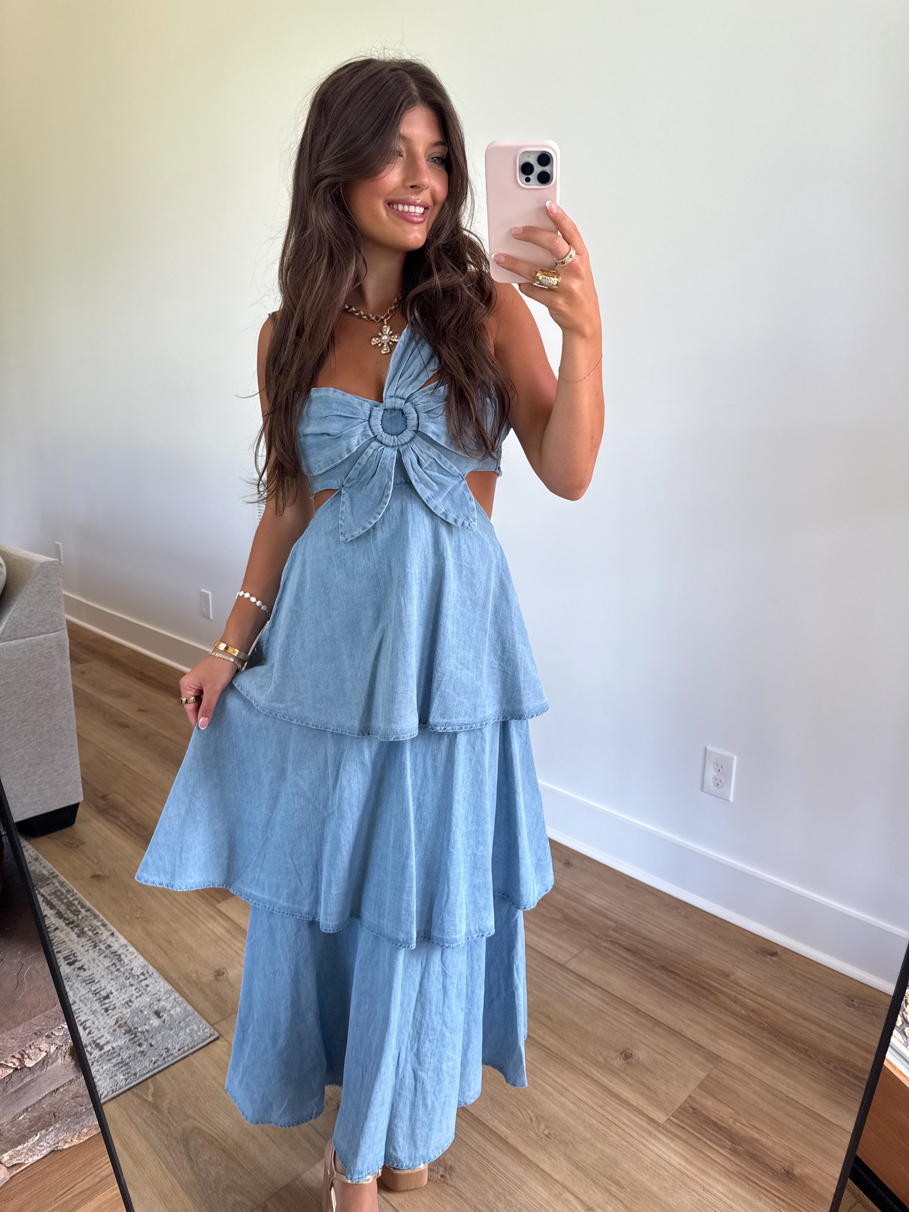 Denim Maui Maxi Dress