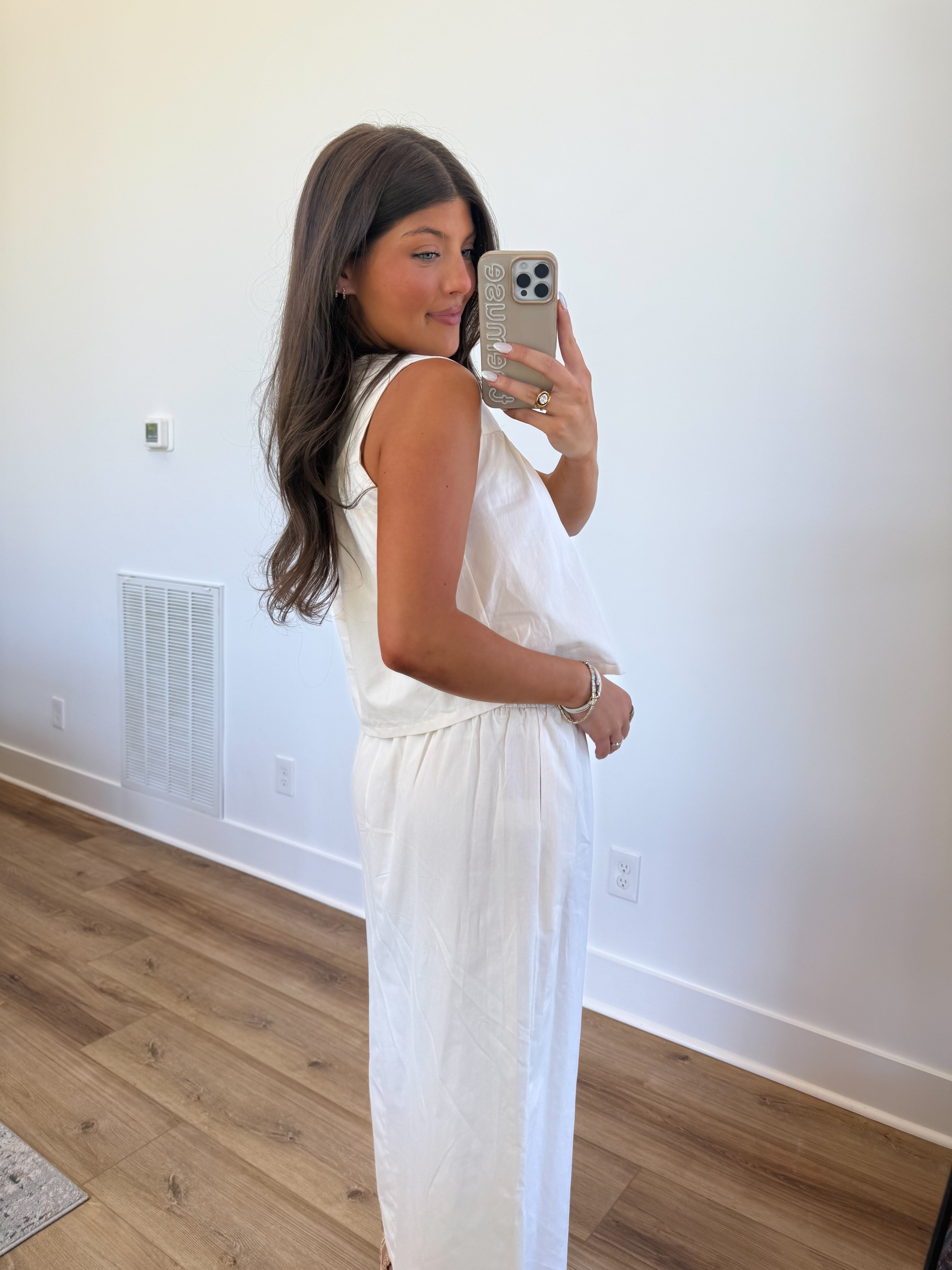Kaleigh Cream Skirt Set