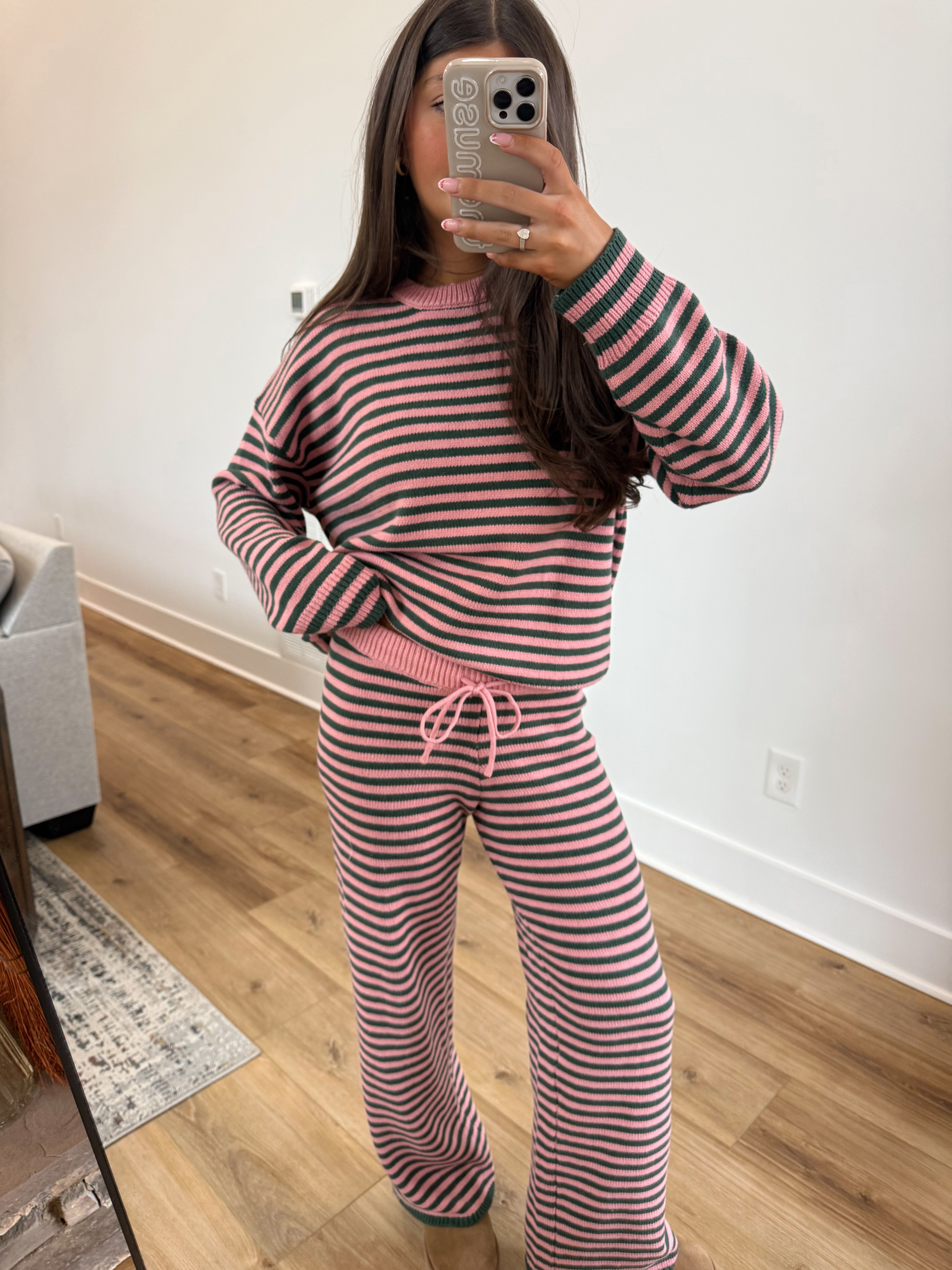Stripe Lounge Set (Pink/Green)
