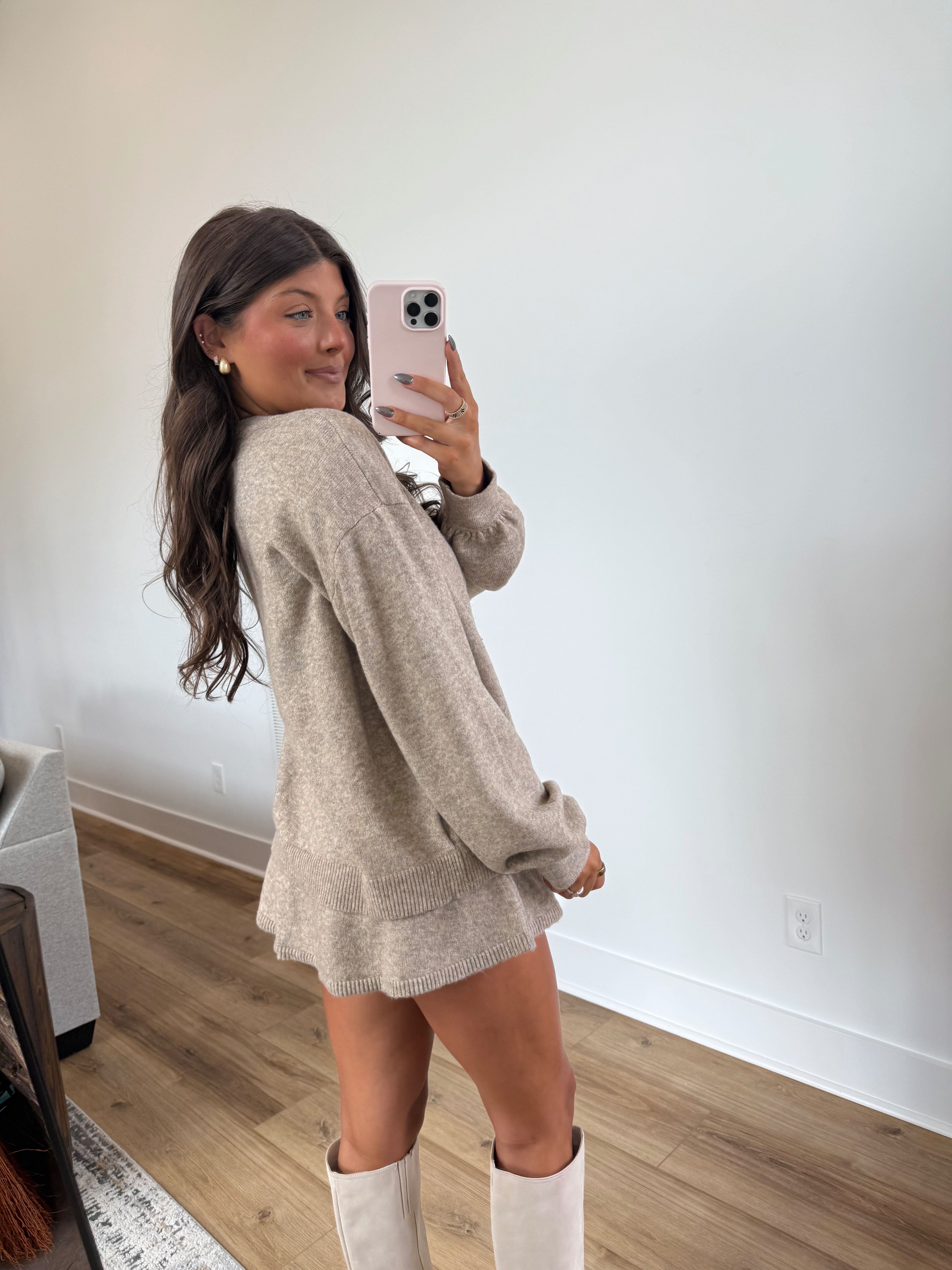 Charlotte Sweater Set (Beige)