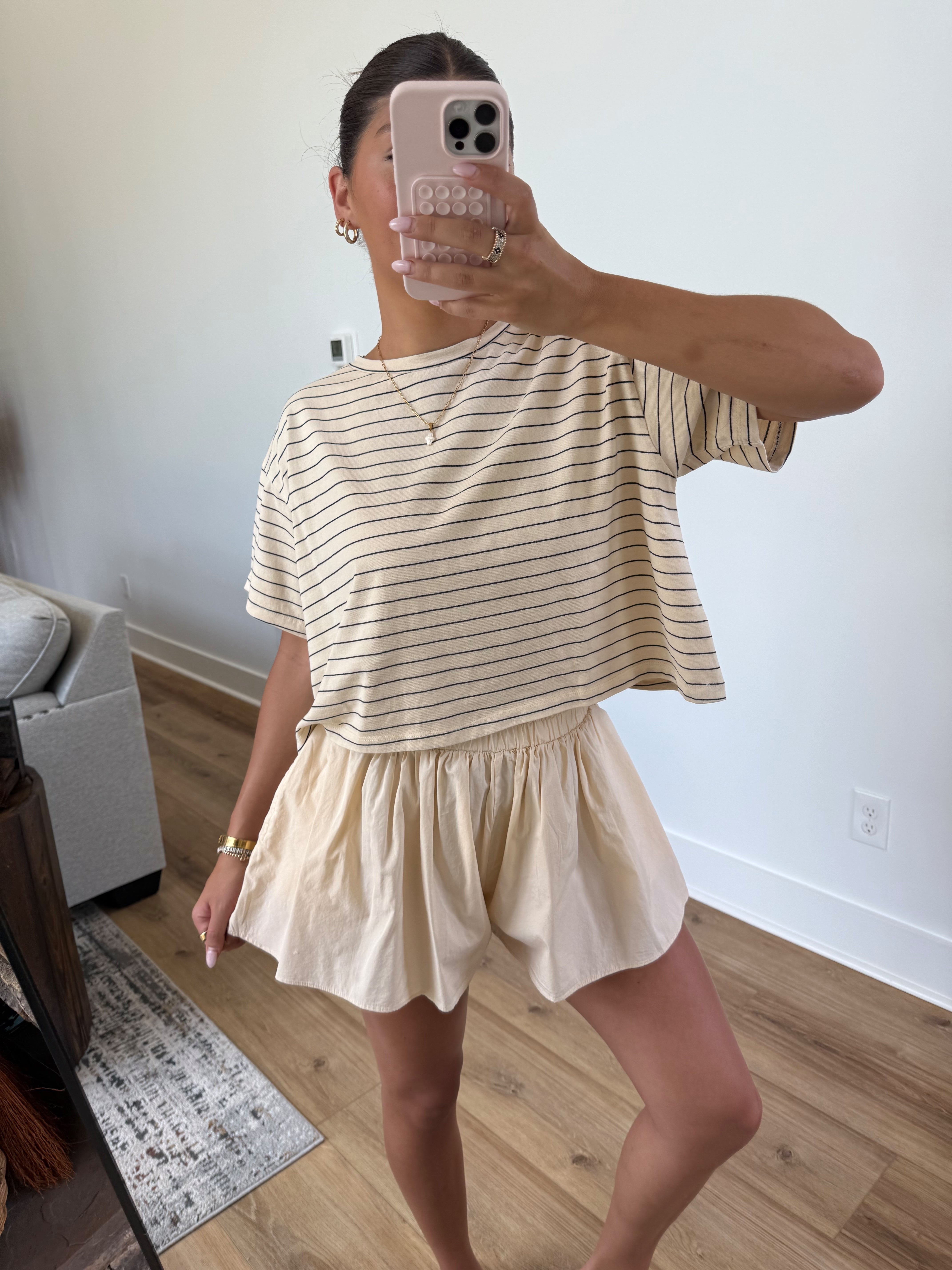 Vanilla Chip Short Set