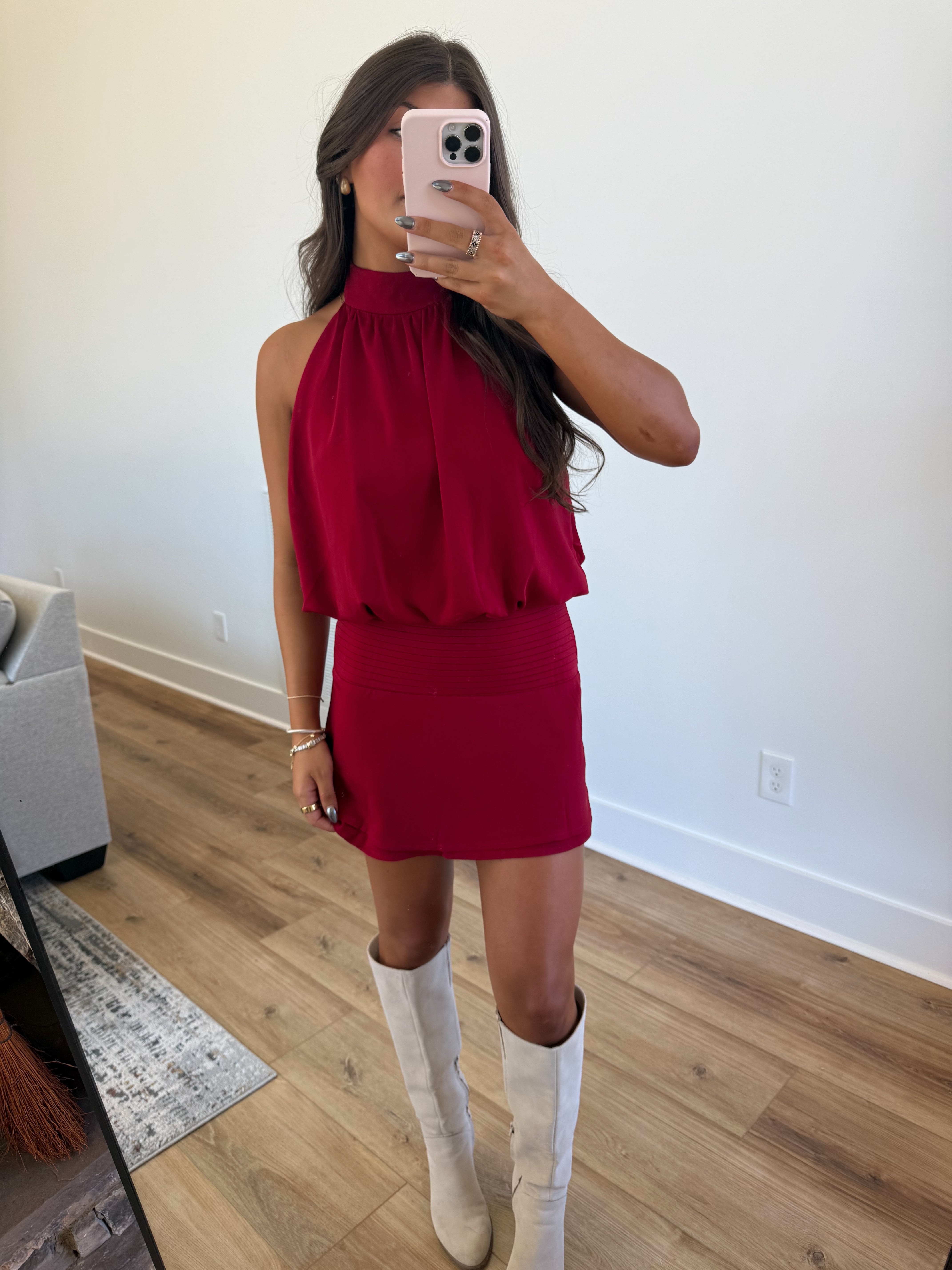 The Evening Halter Dress