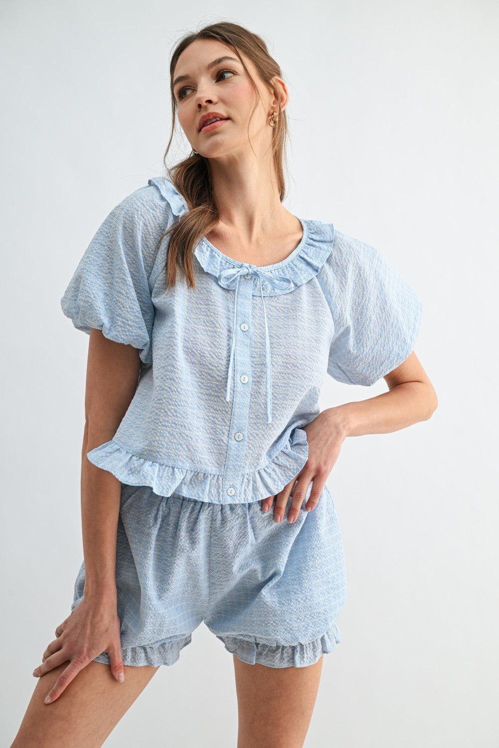 Bluebell Gingham Set