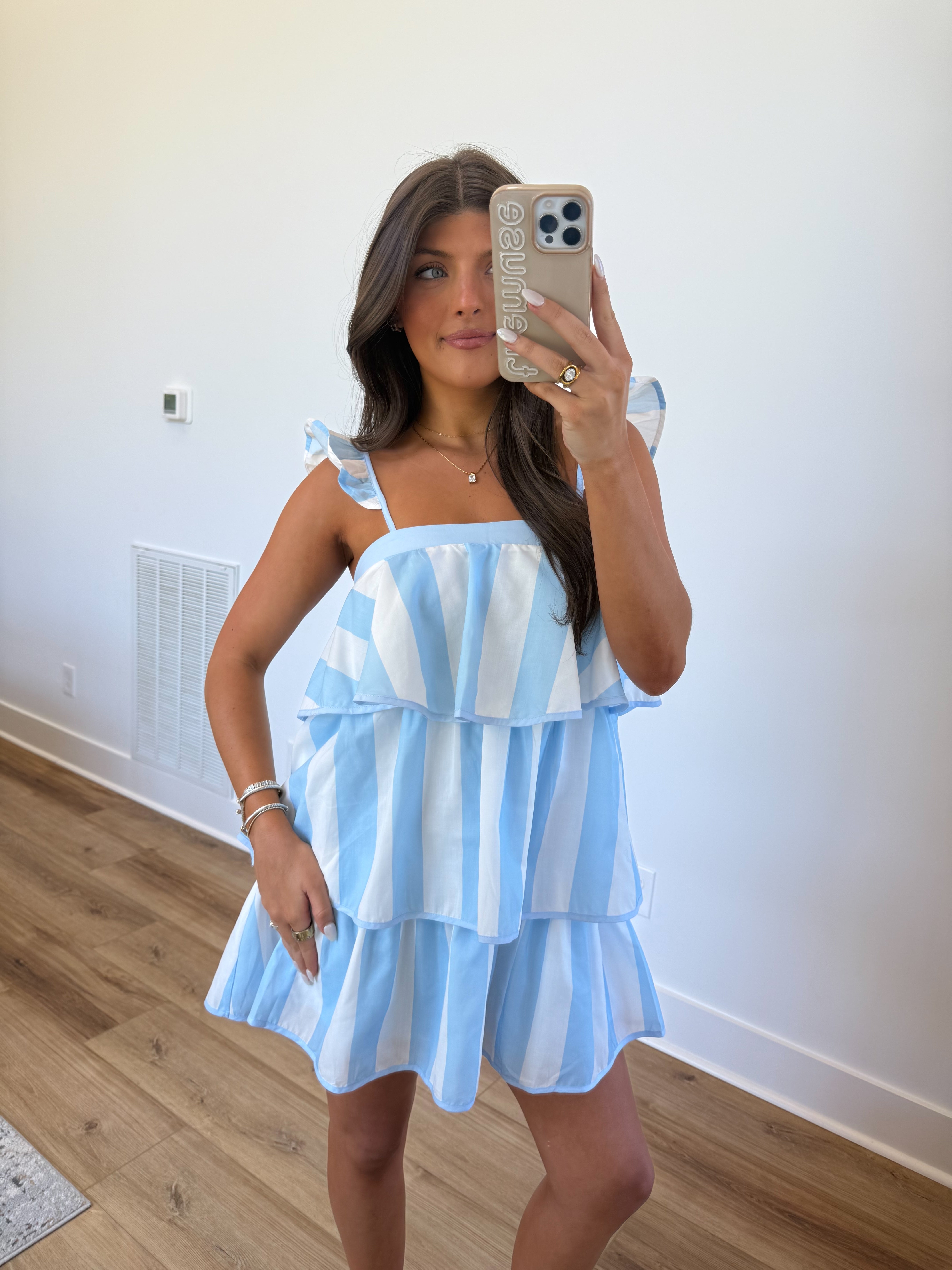 Seaside Stripe Mini Dress