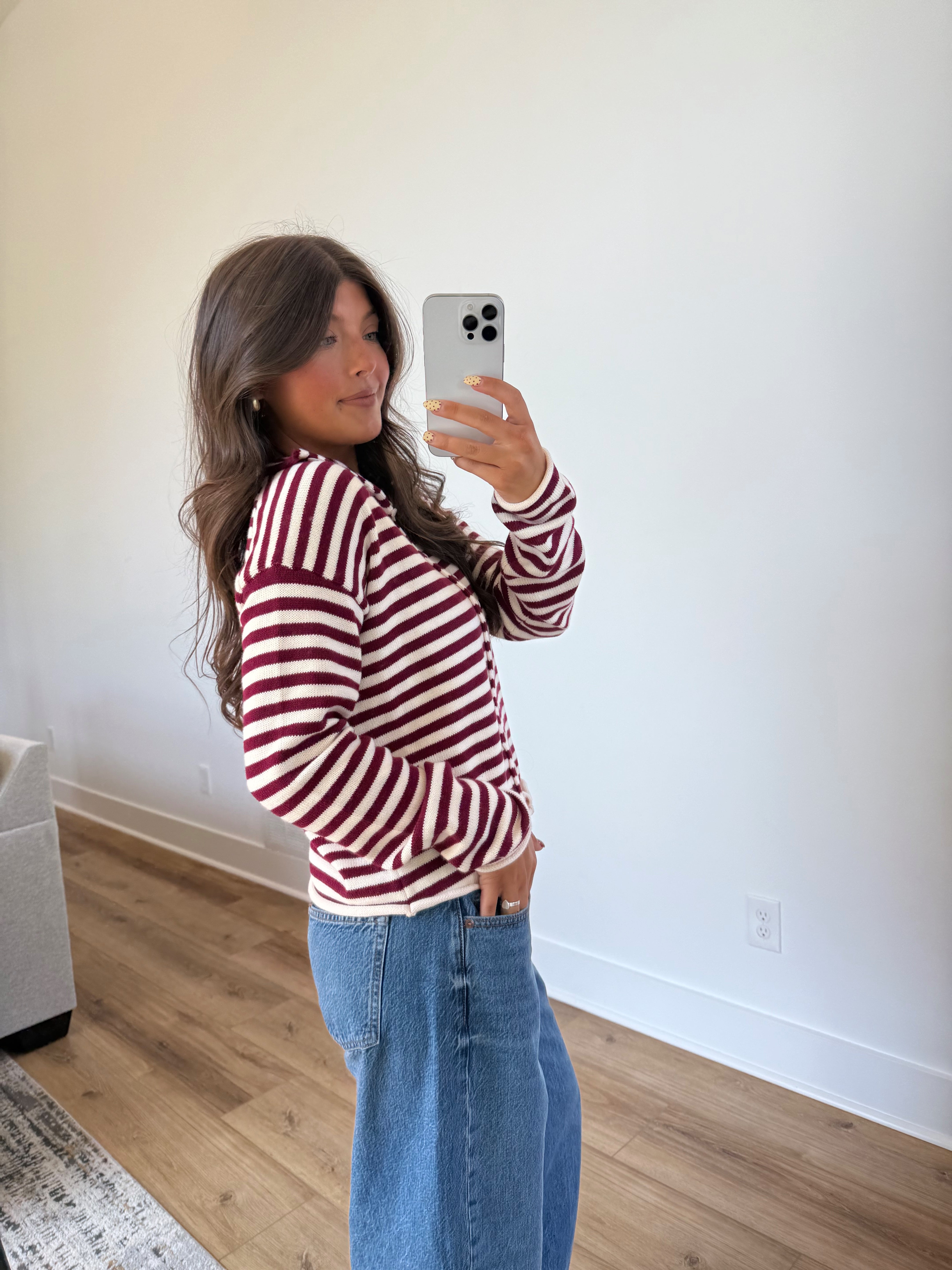 Cranberry Cashmere Sweater