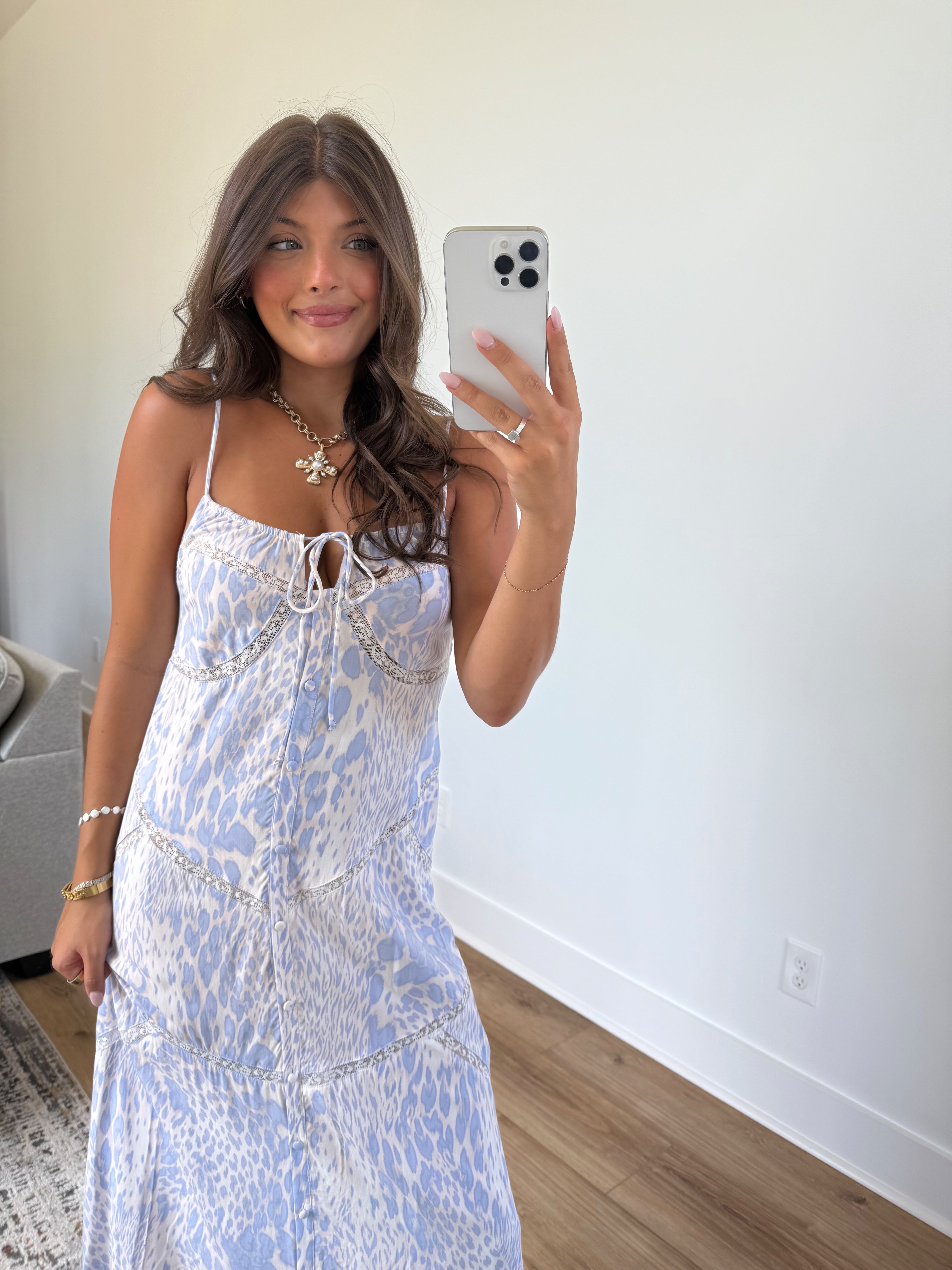 Sunkissed Spots Maxi Dress