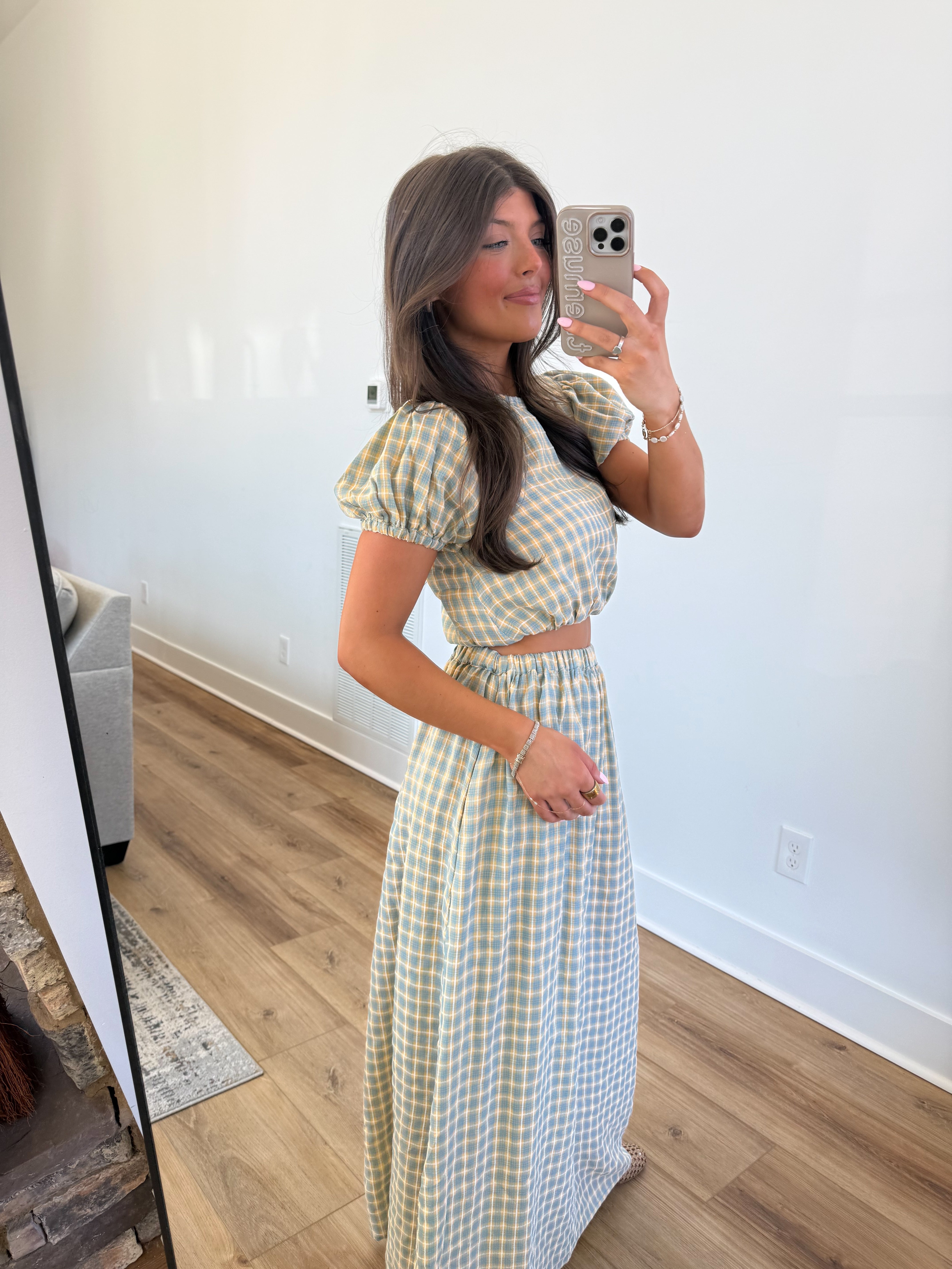 The Butter & Blue Skirt Set (Restock)