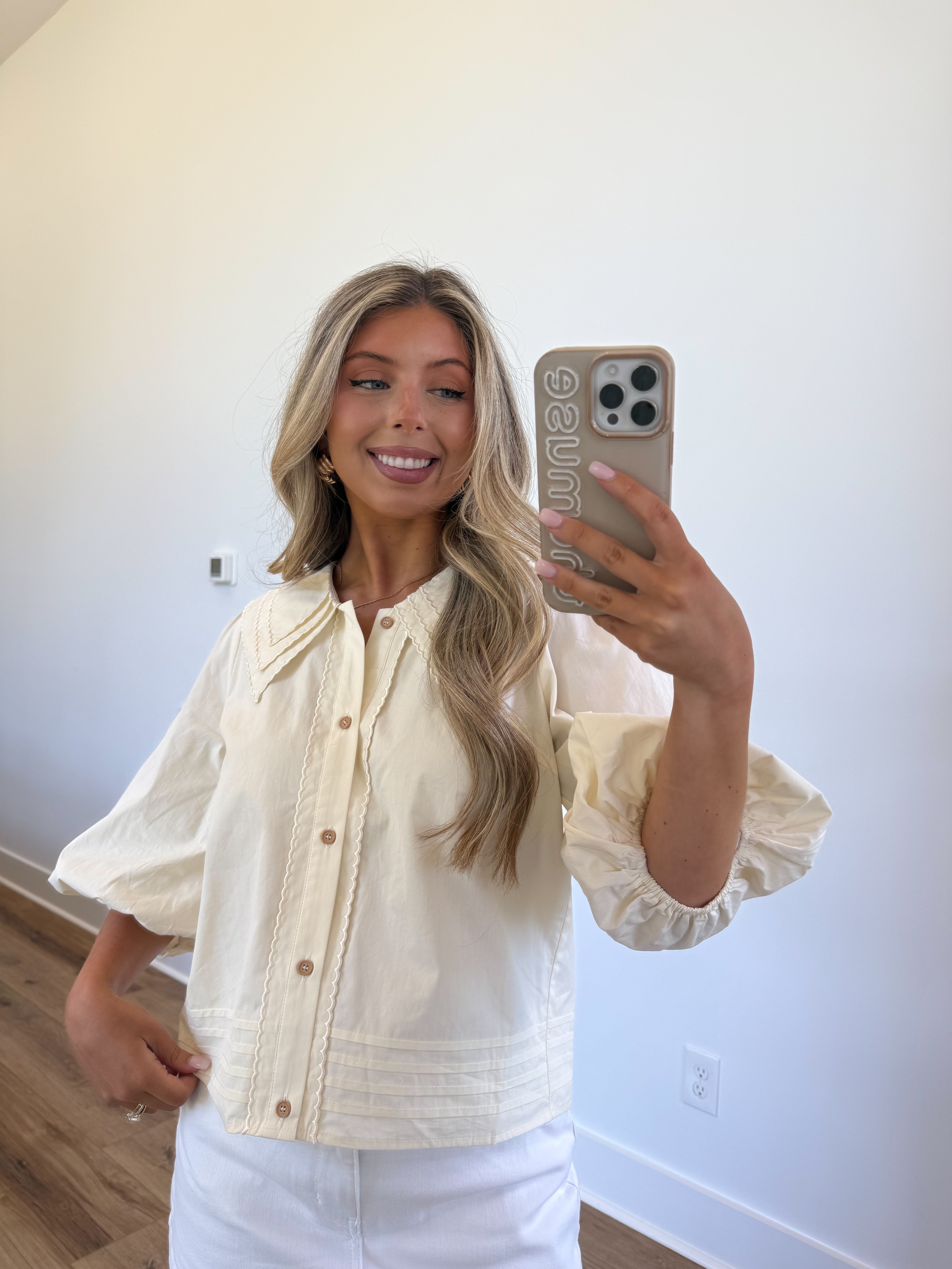 The Heirloom Blouse (Ivory)