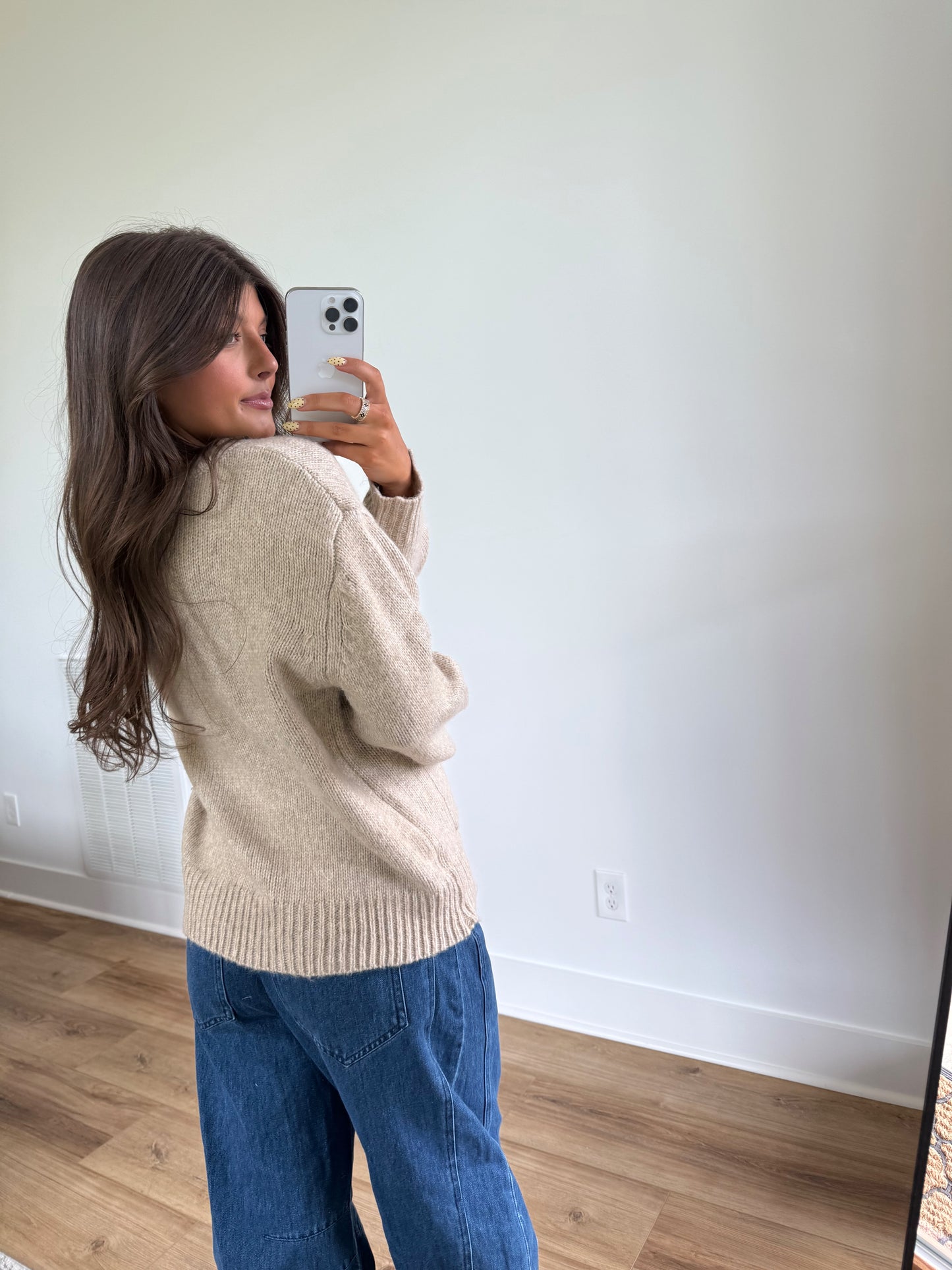 Snuggle Up Sweater (Cream)