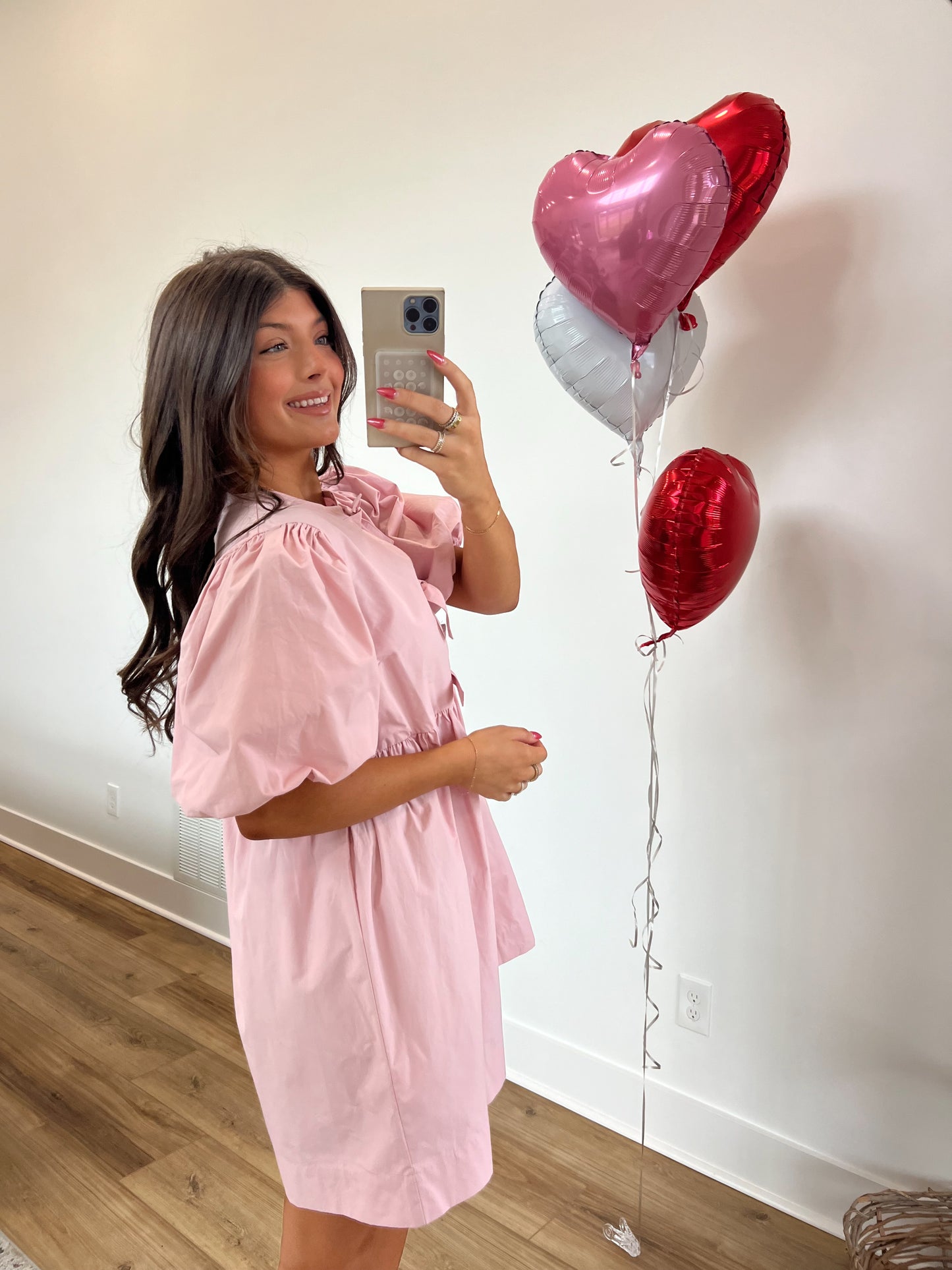 Strawberry Cream Babydoll Dress