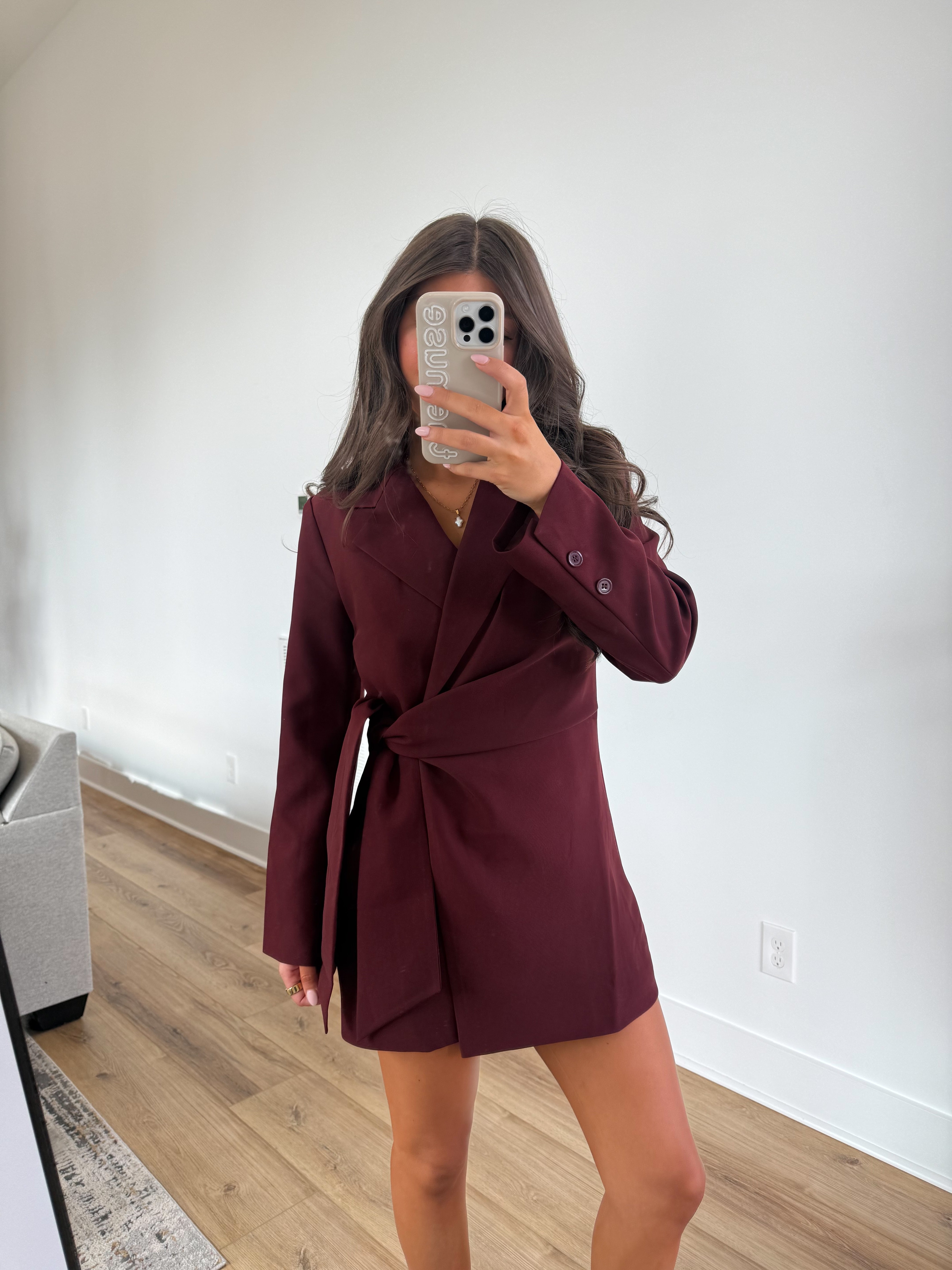The Merlot Martini Blazer Dress (PRE-ORDER (1-2 weeks)/ Restock)