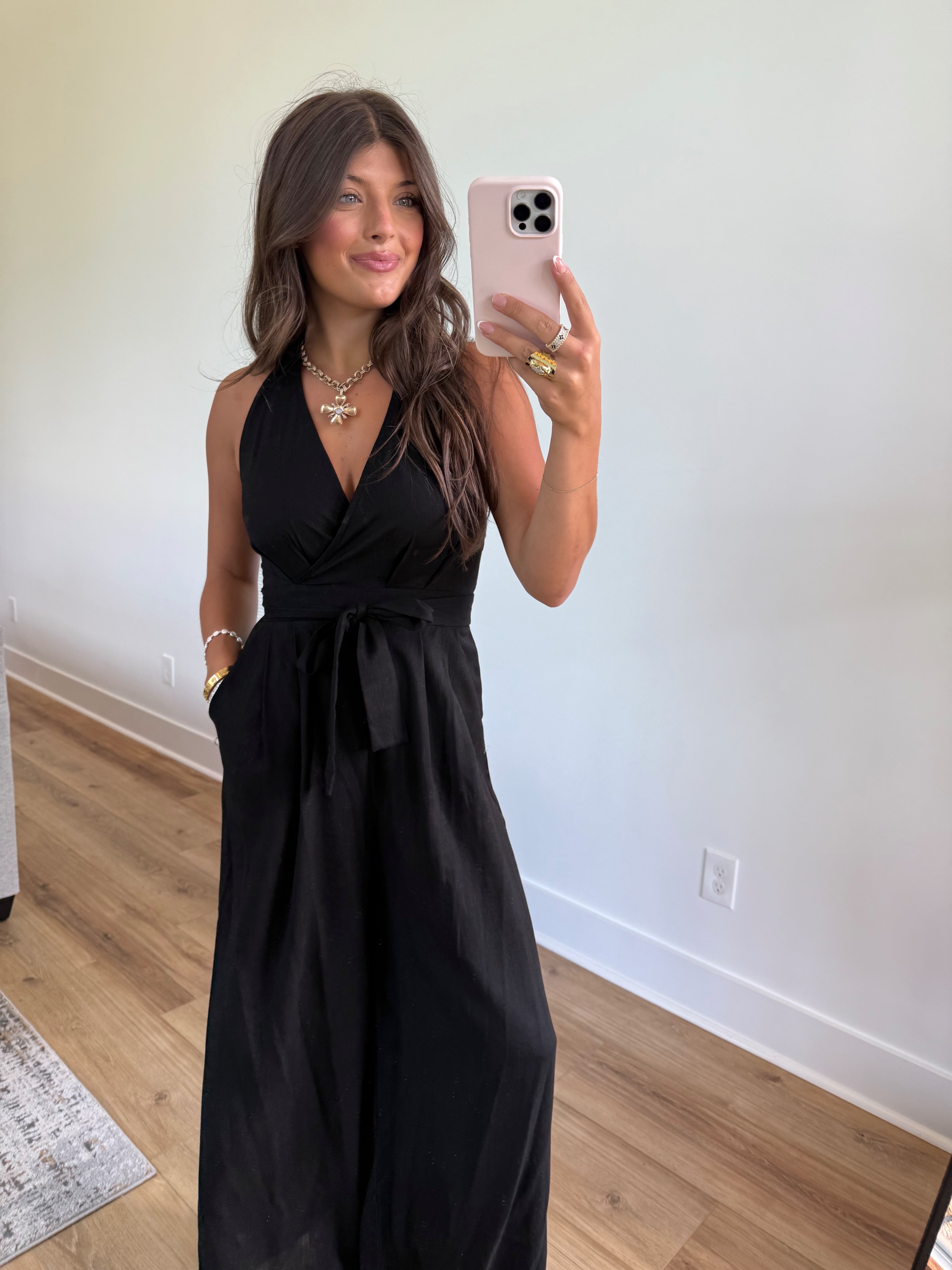 Like a Dream Jumpsuit (Black)