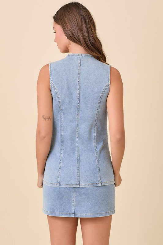 Lainey Denim Set