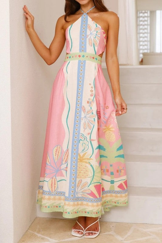 Pastel Paradise Maxi Dress