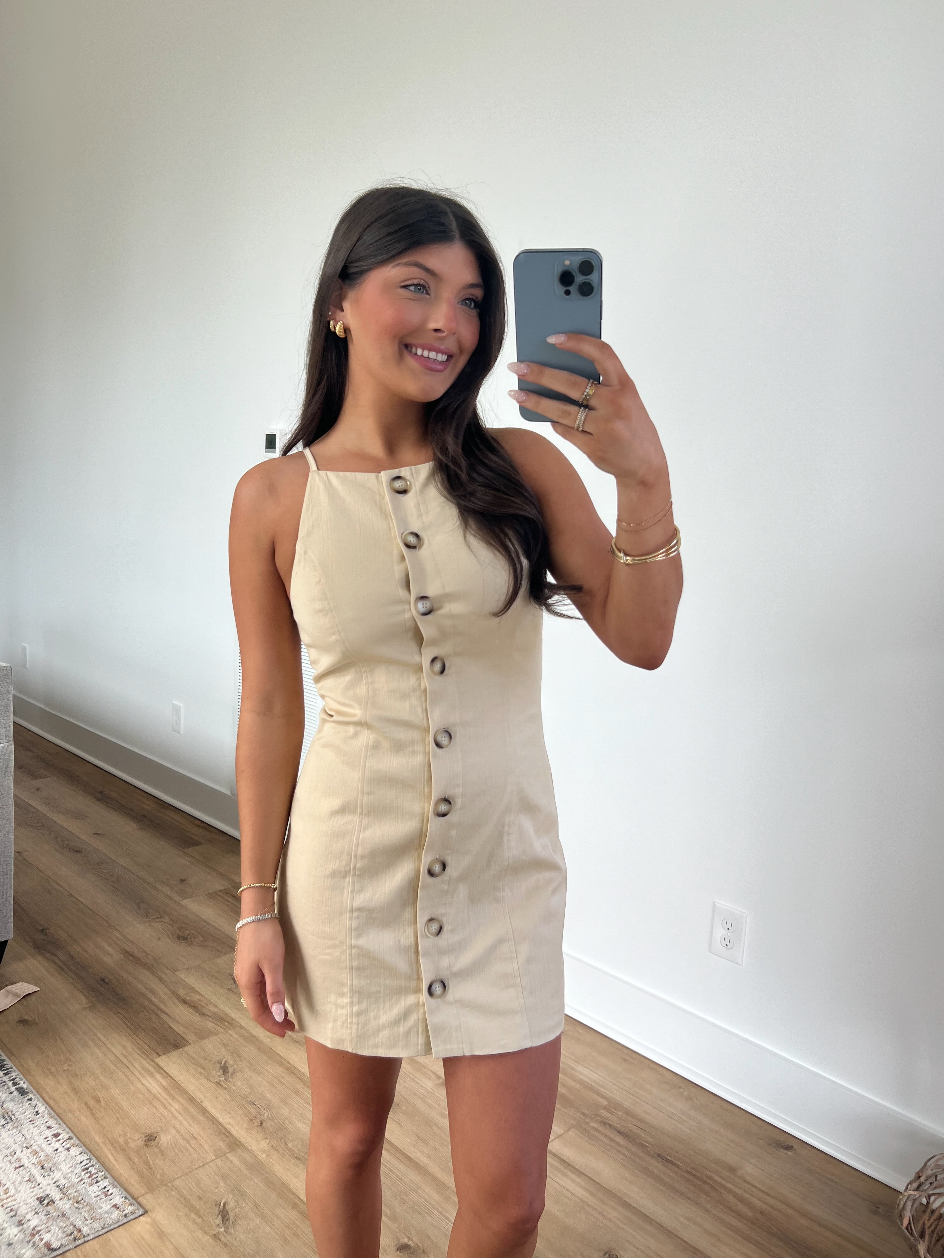 Classy Button Up Dress