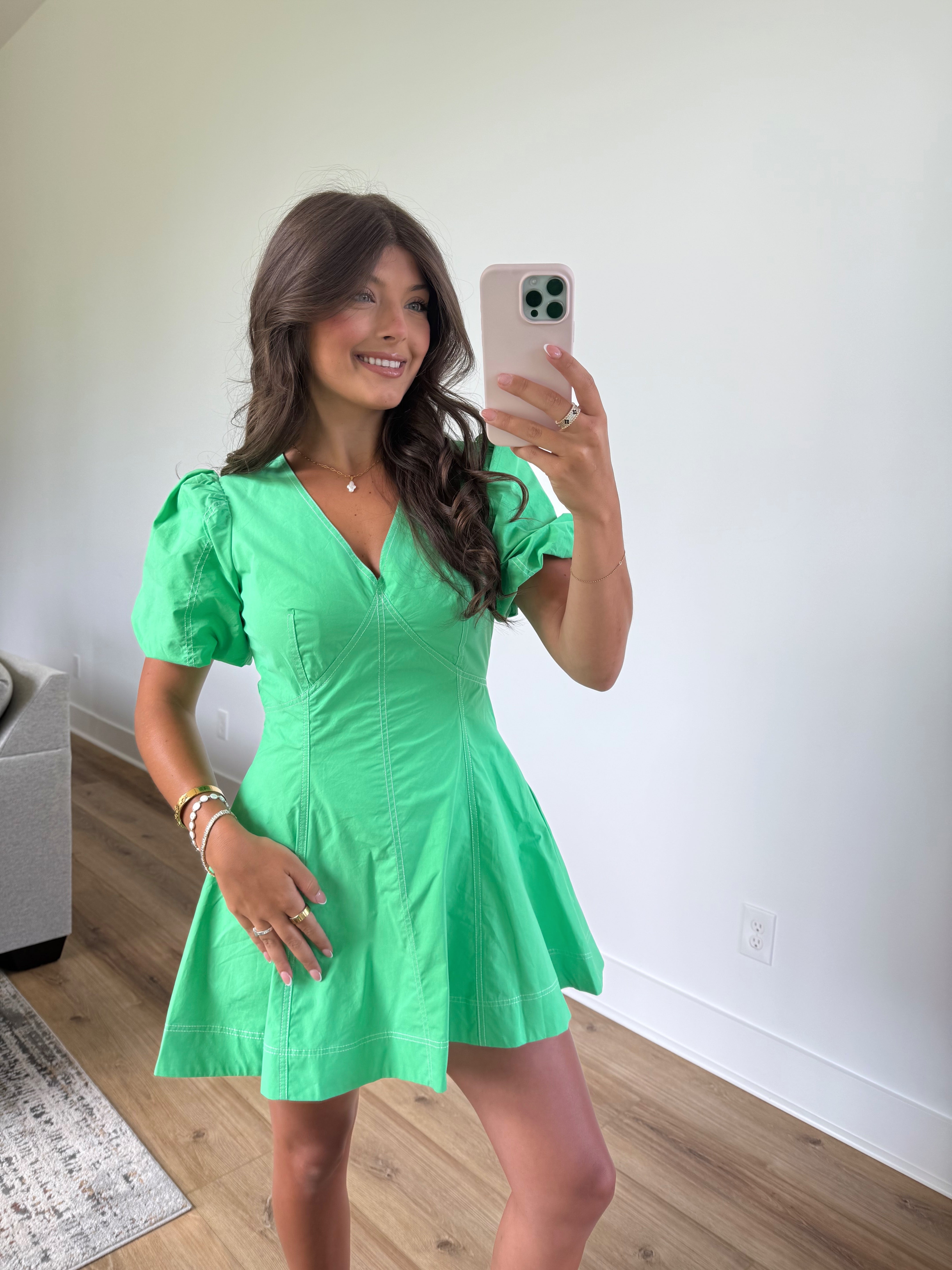 Laci Mini Dress (Green)