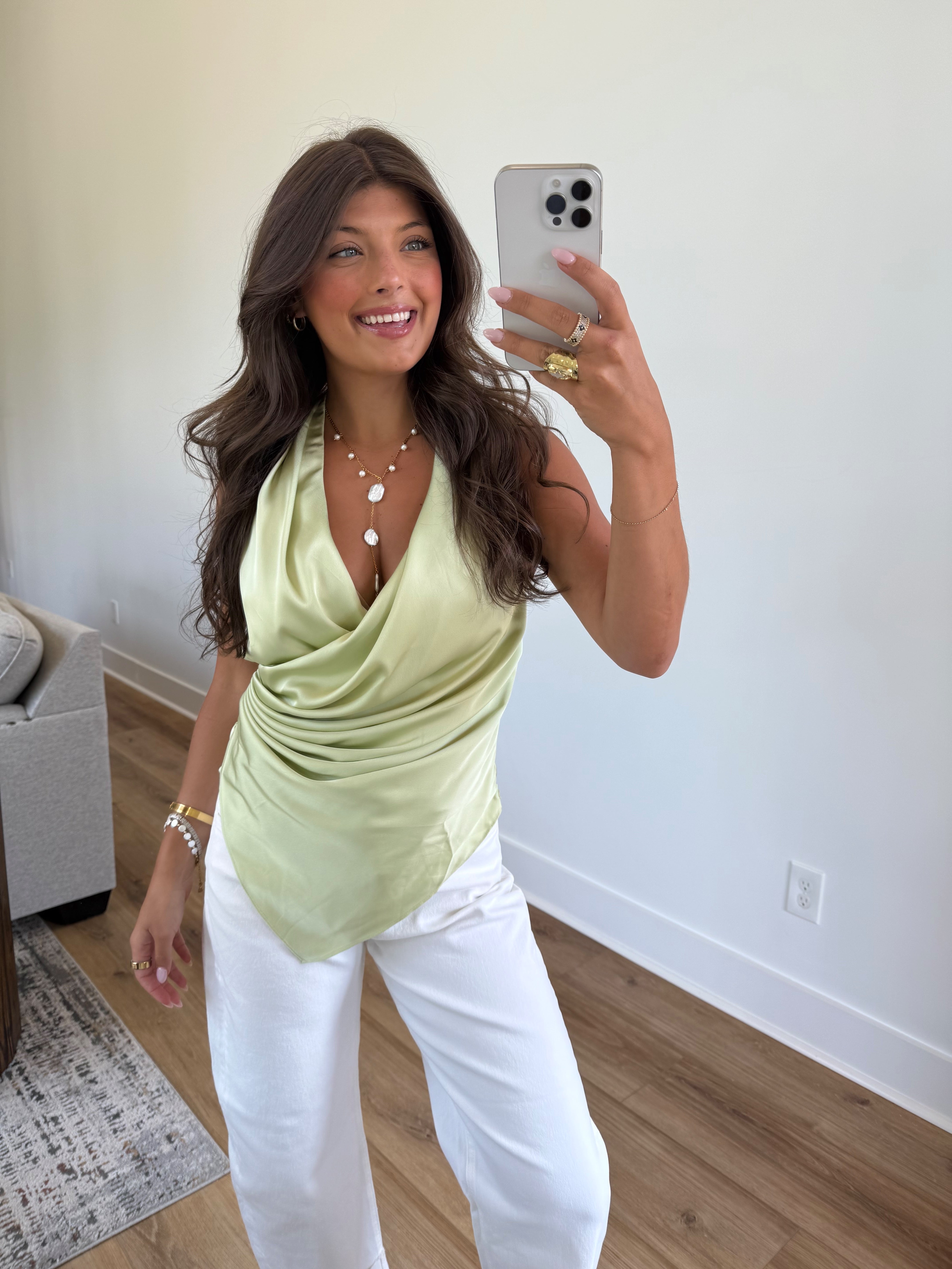The Delilah Top (Sage)