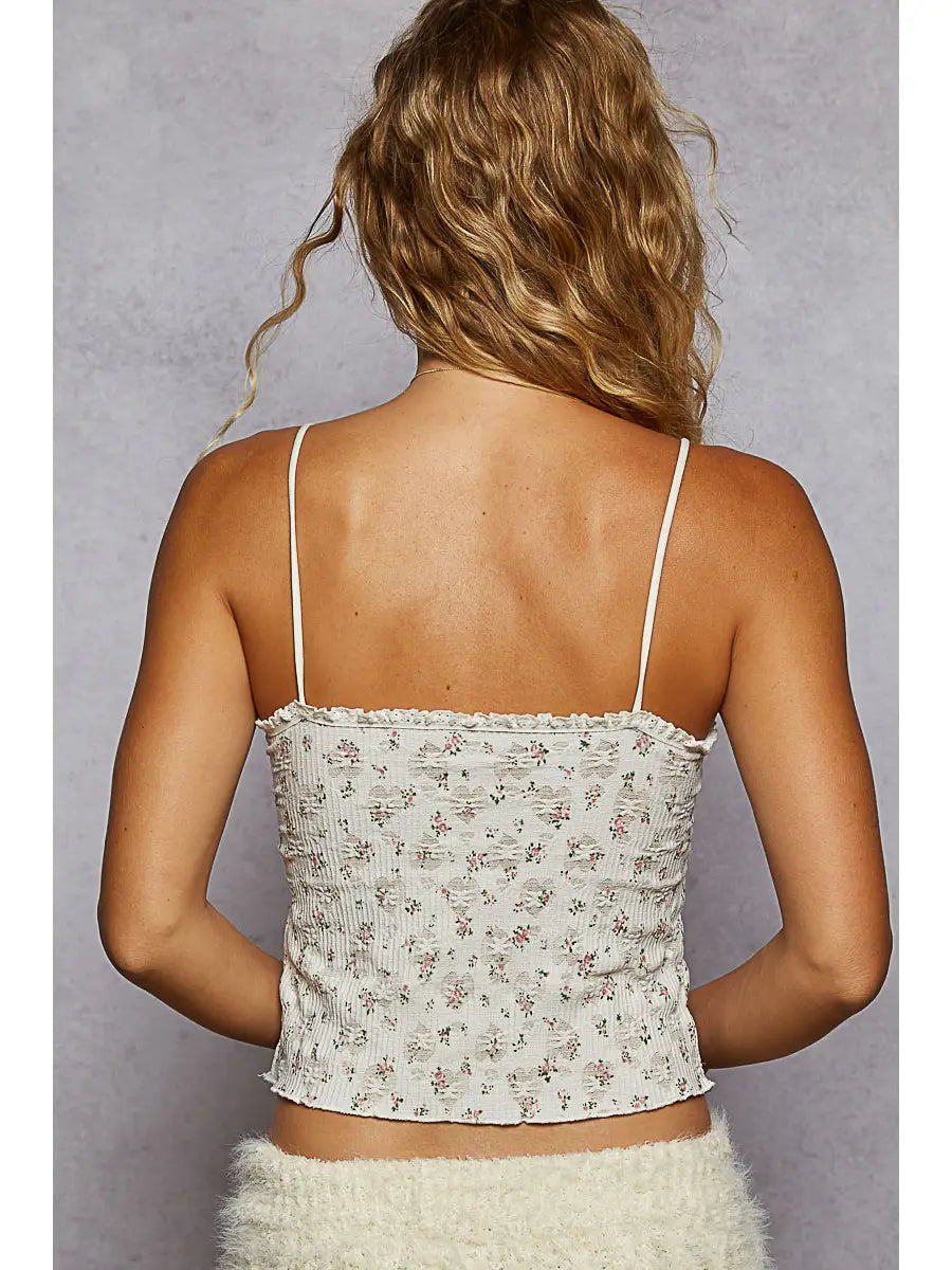 Floral Detail Tank