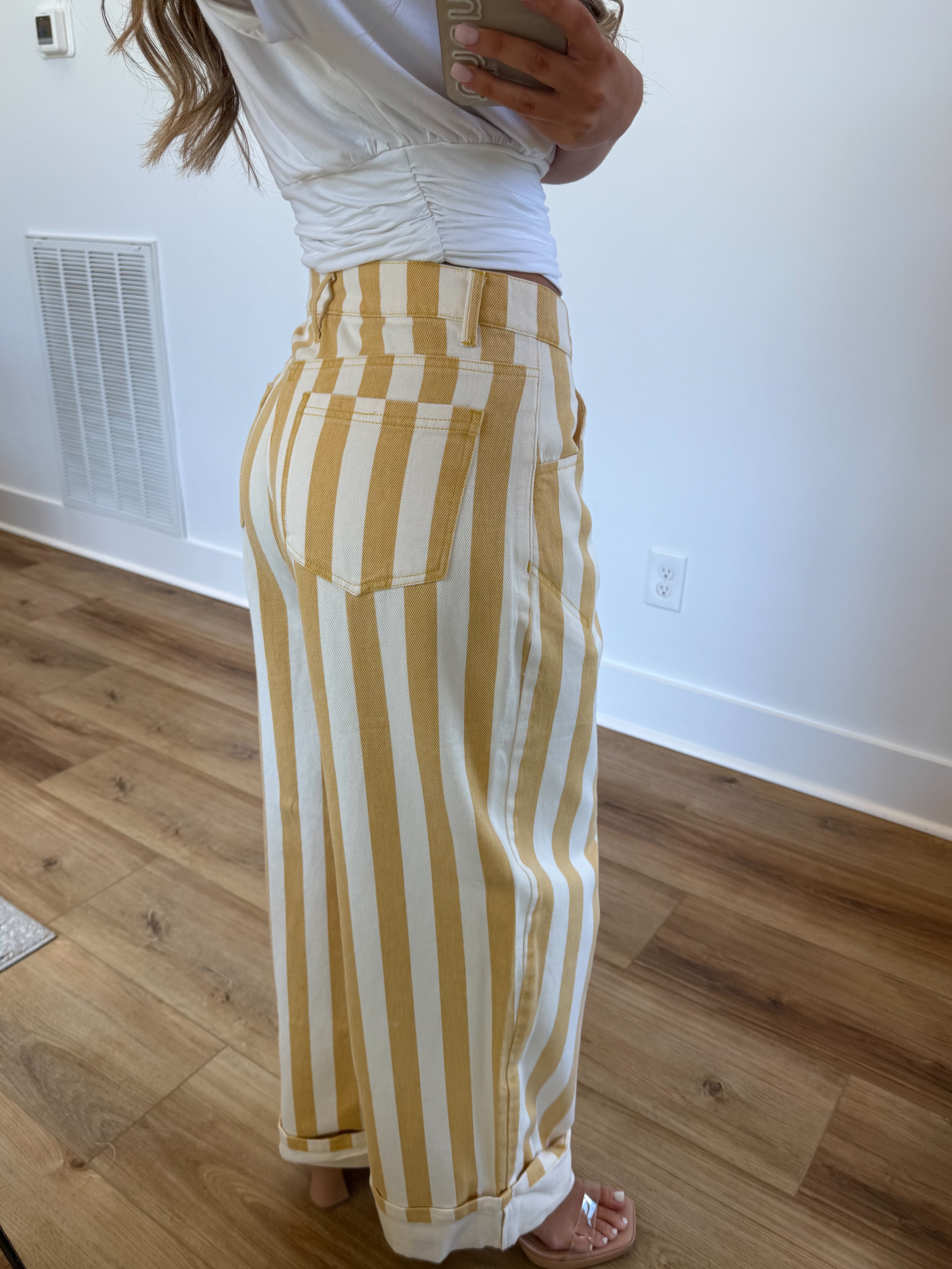 The Sunshine Stripe Jeans