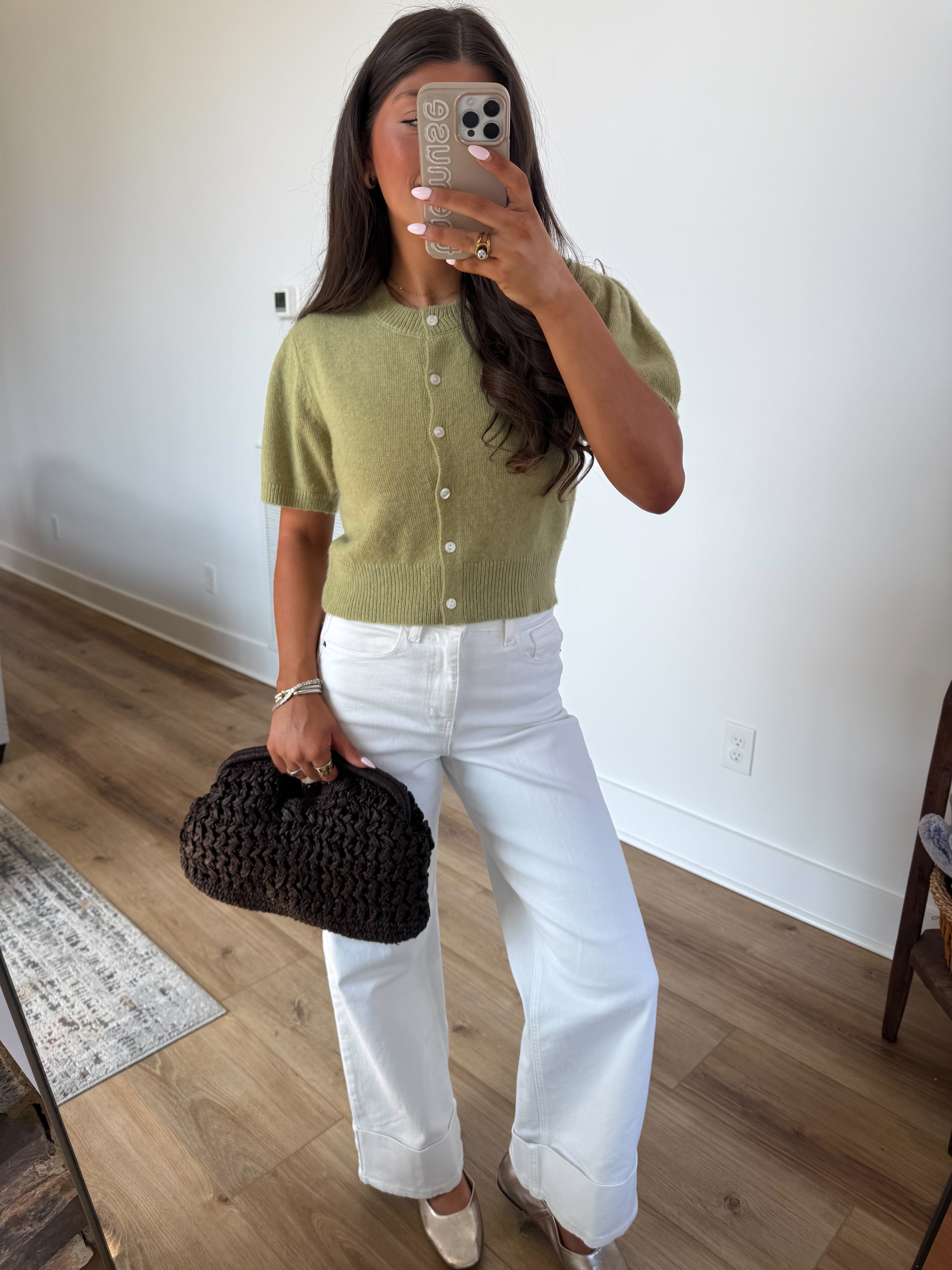 Green Knit Tee