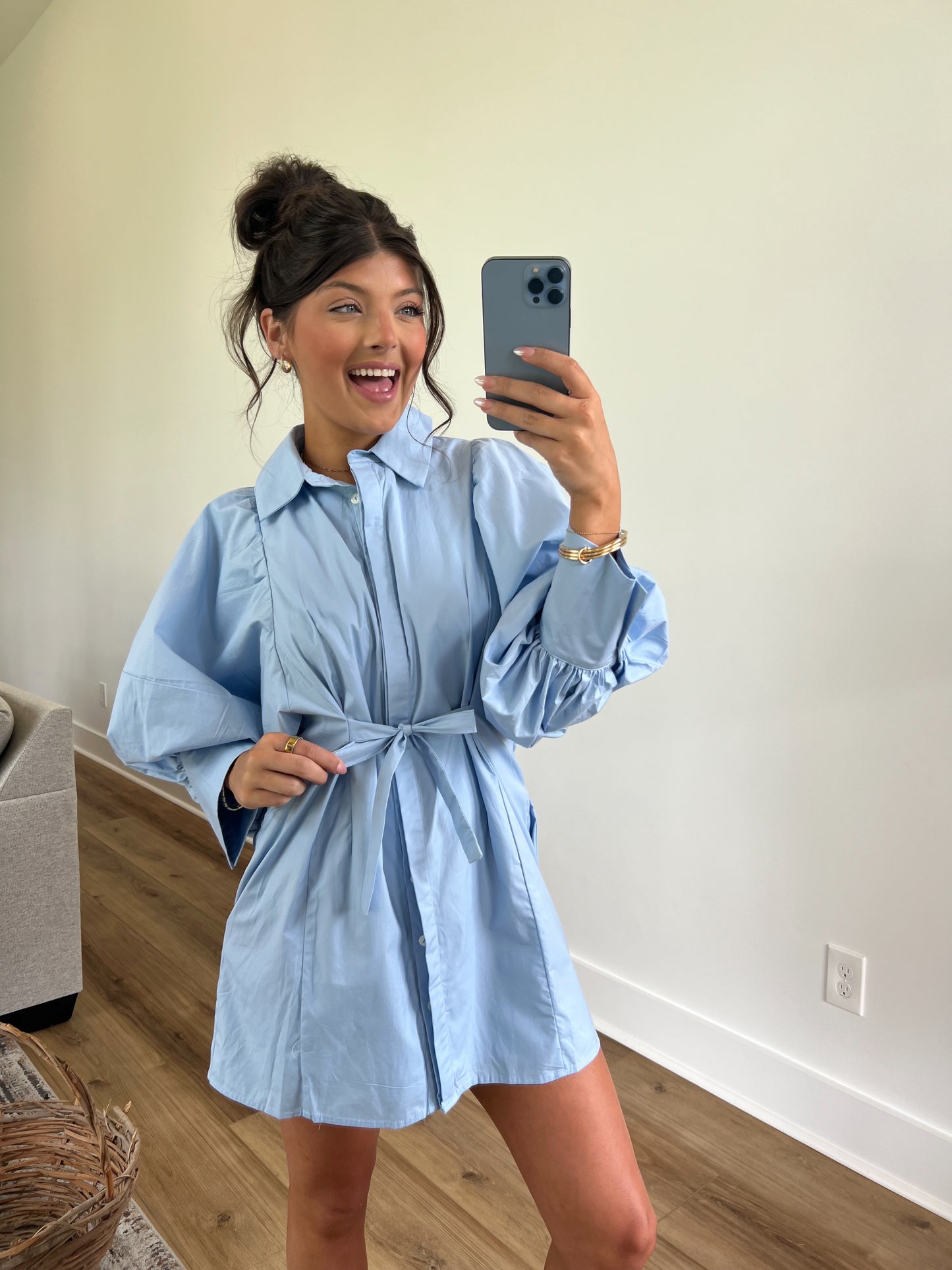 Sunday Morning Dress (Blue)