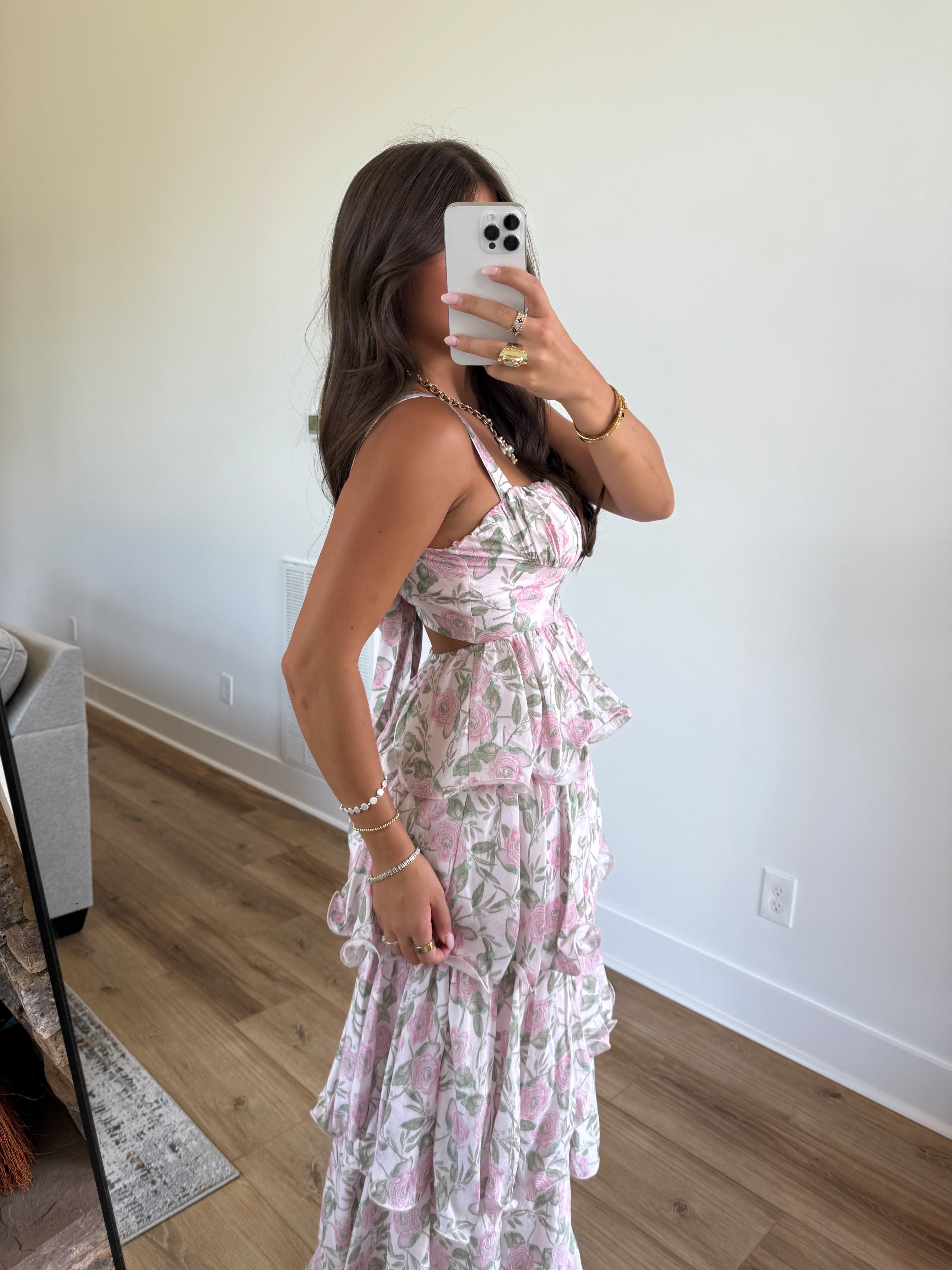 Rose Field Maxi Dress