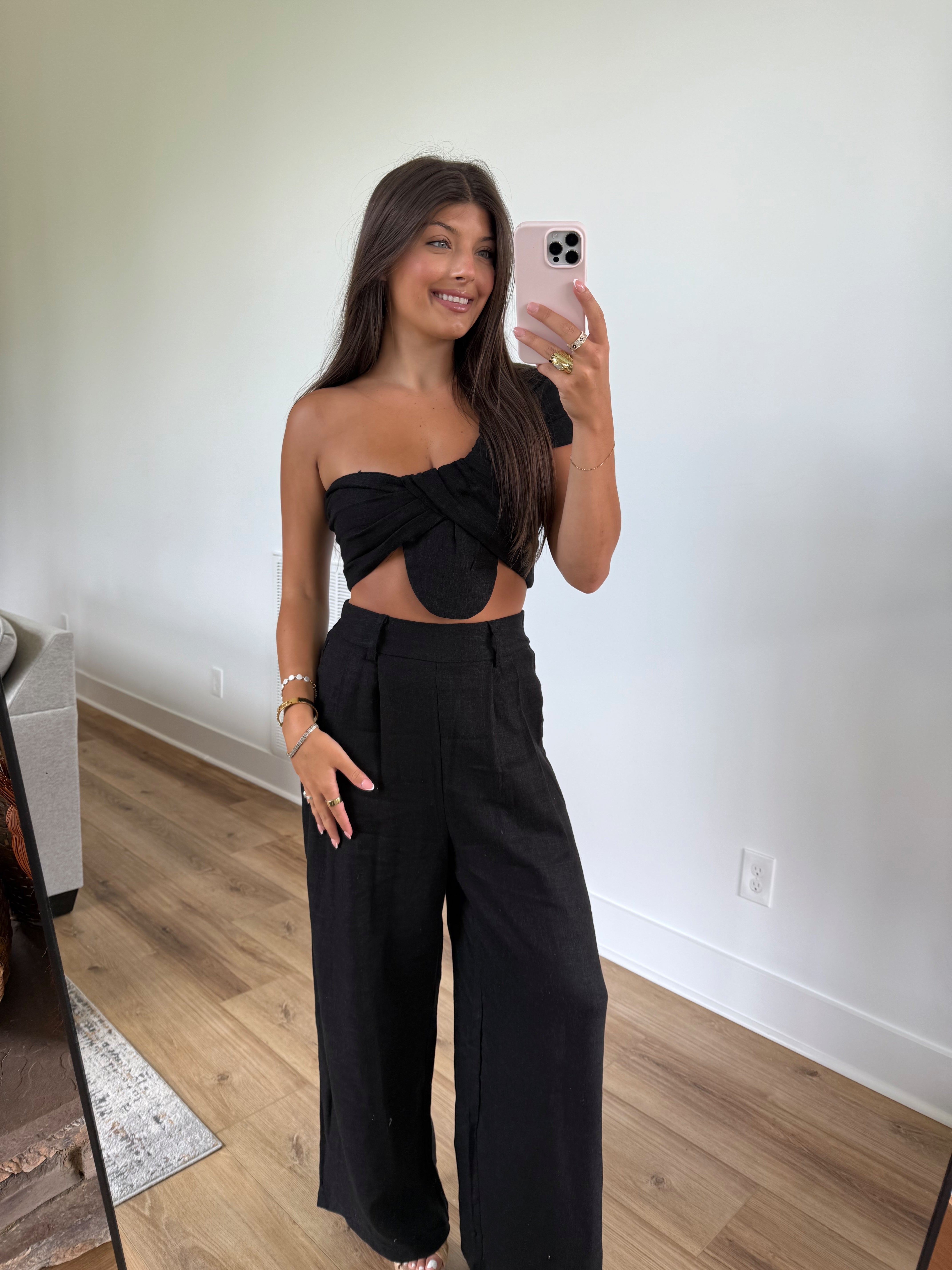 Seaside Linen Set (Black)