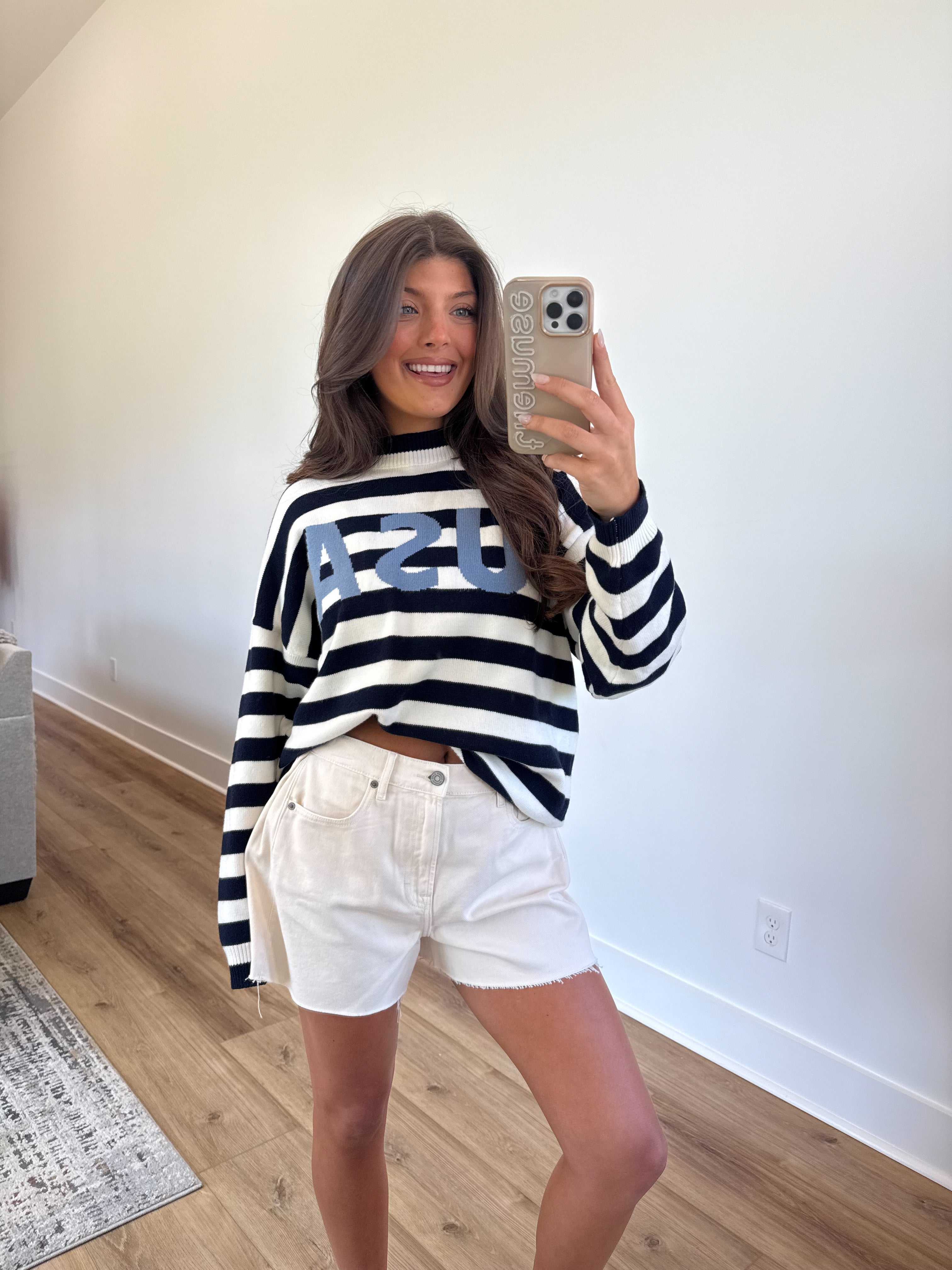 Baby Blue USA Sweater