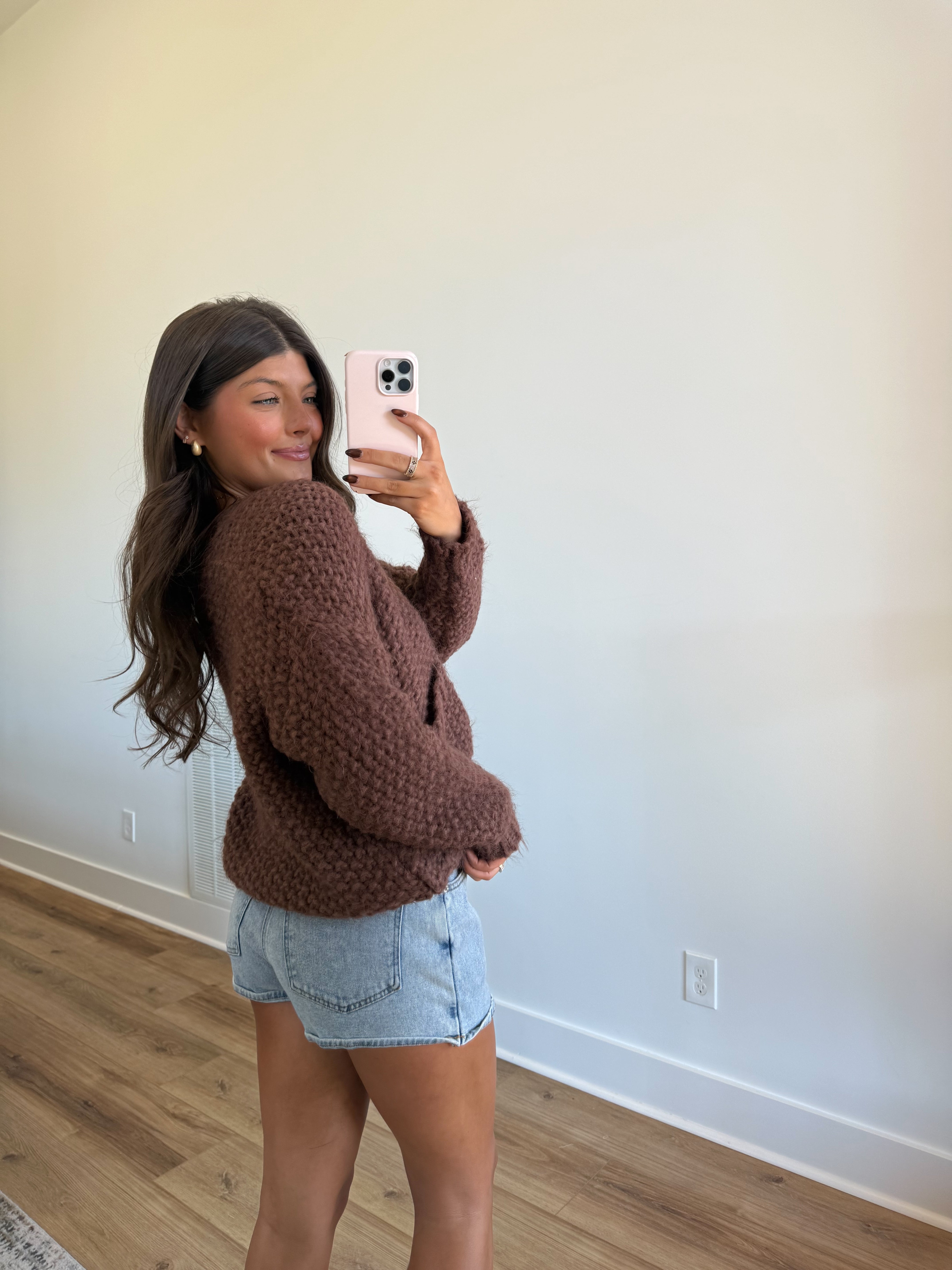 Teddy Toasty Cardigan (Brown)