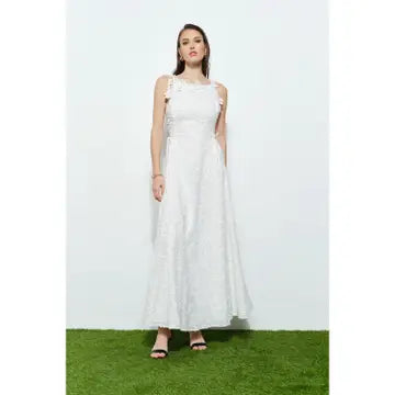 Ivory Lace Midi