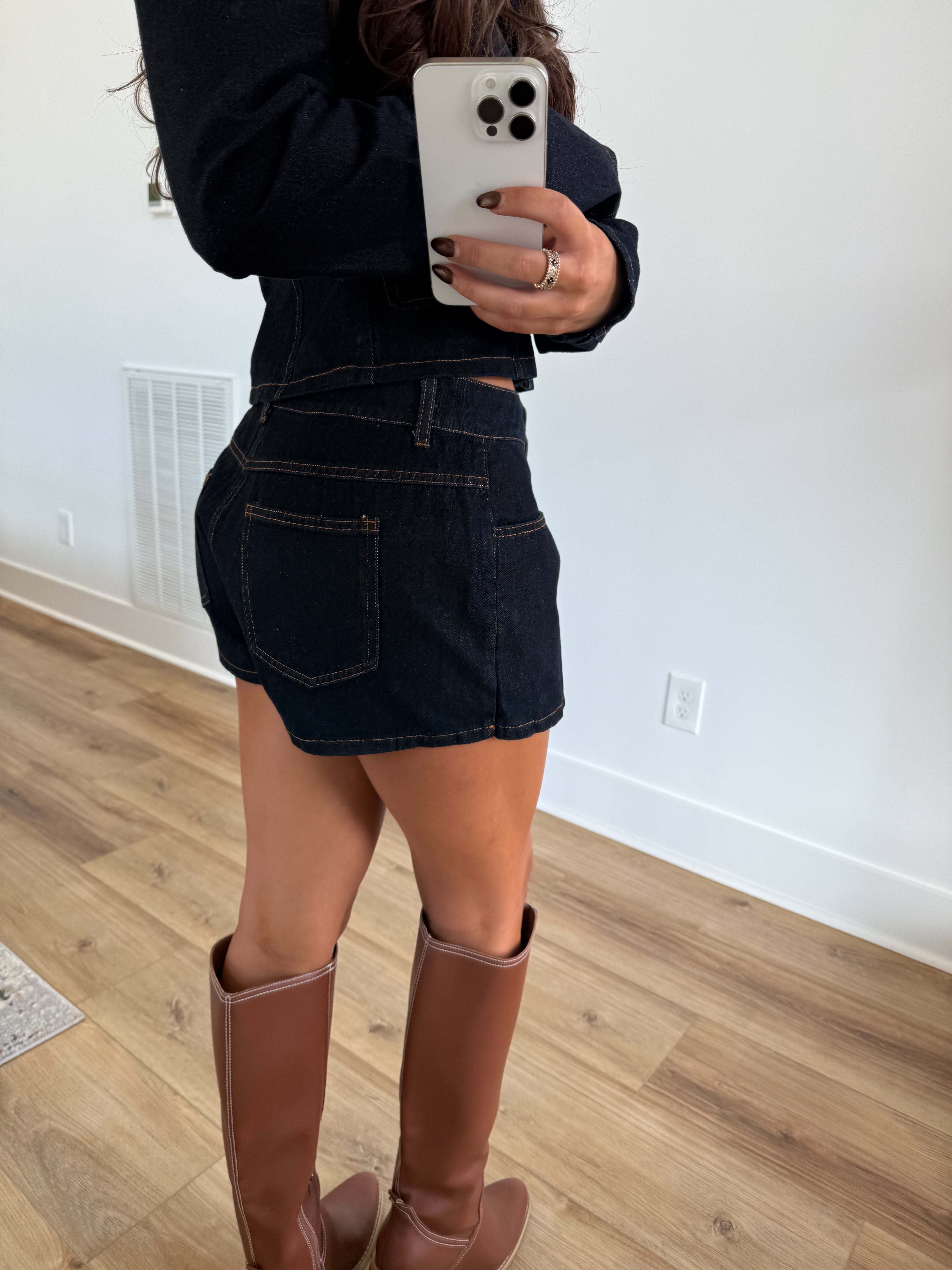 The City Chic Denim Skort