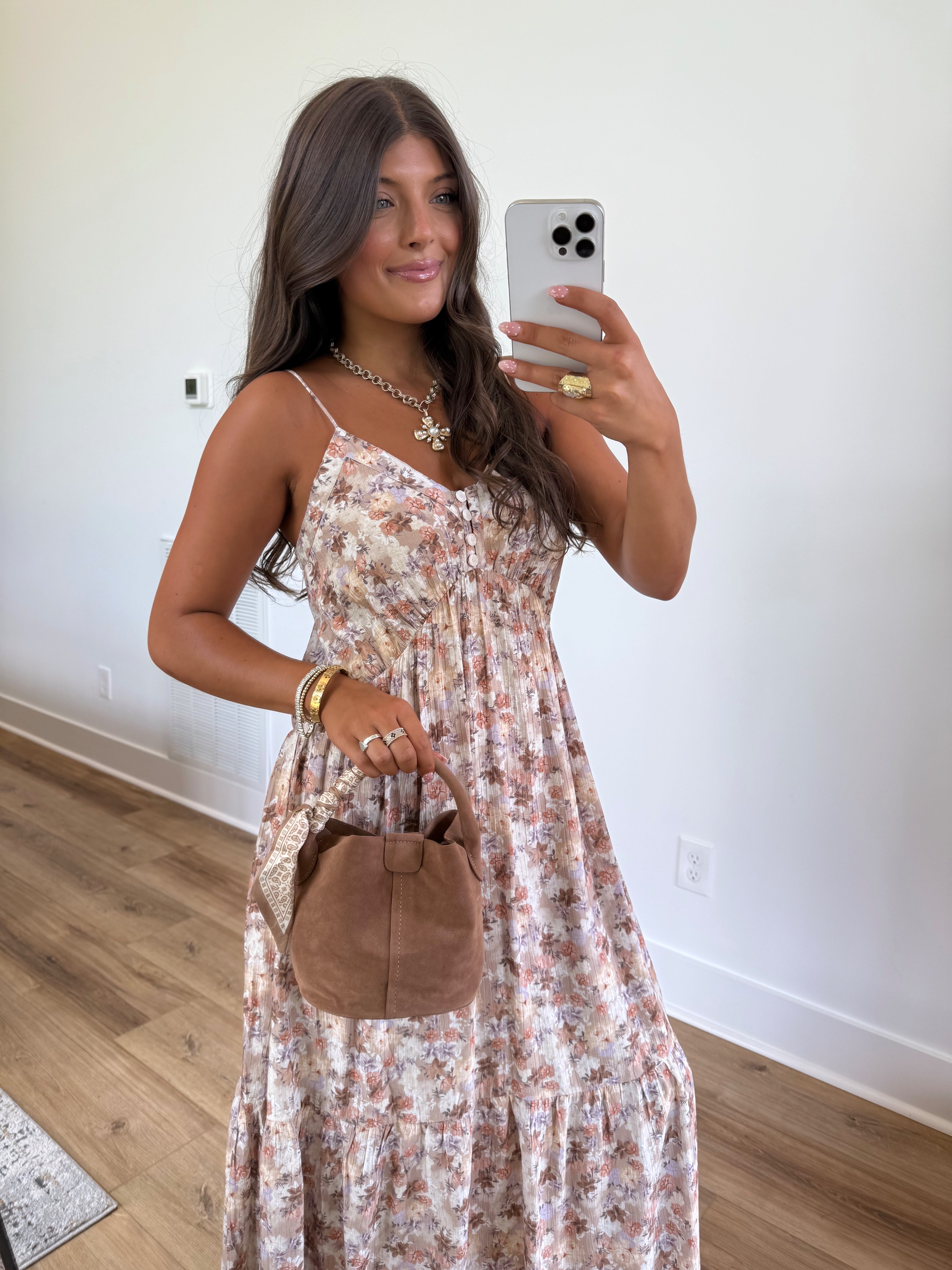Mini Suede Bucket Bag