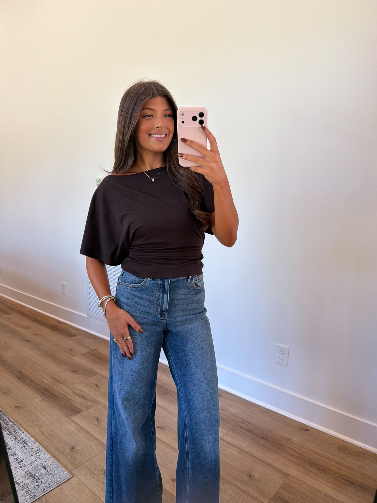 Sweet Silhouette Top (Brown)