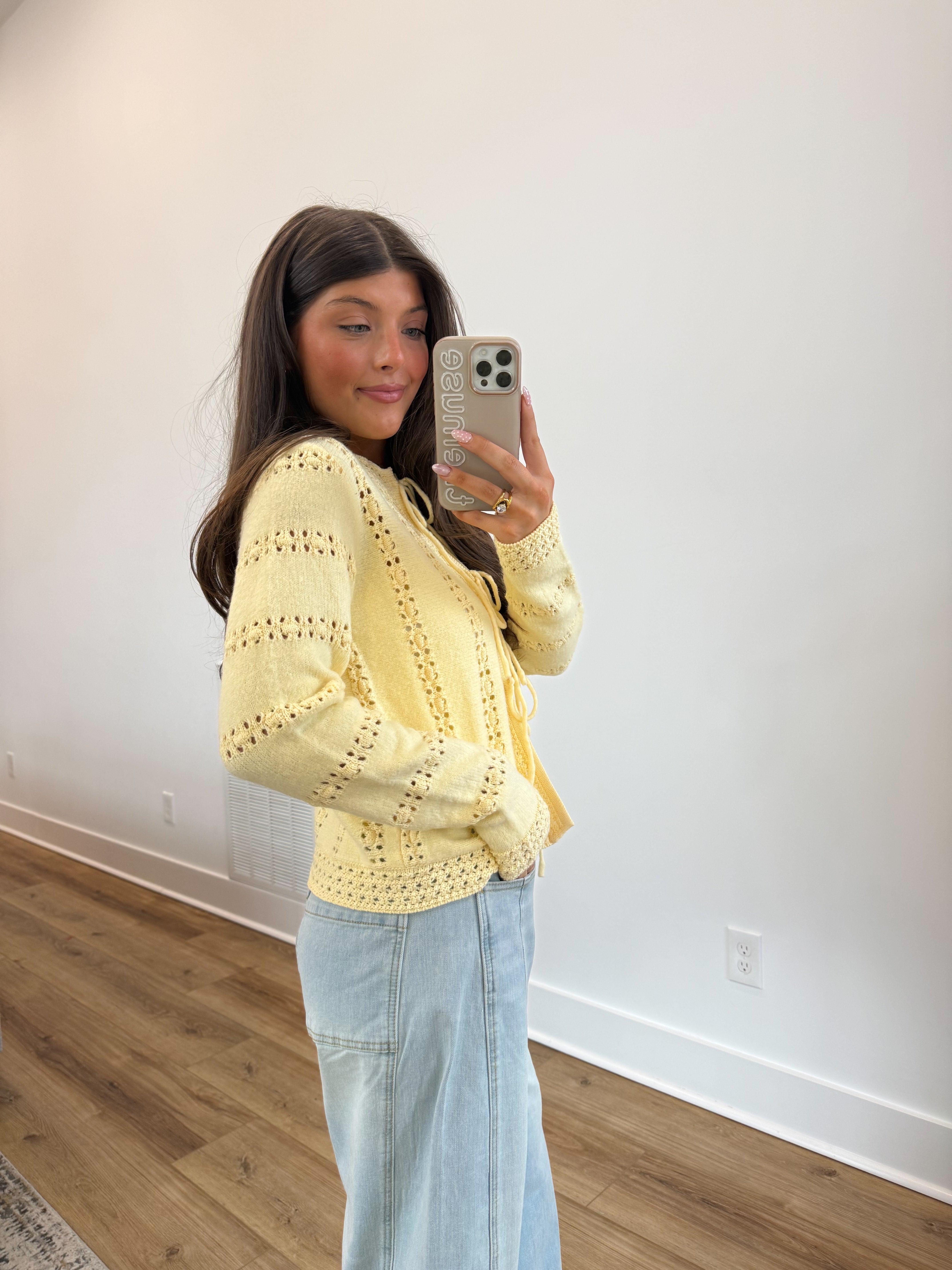 Lemon Tie Sweater