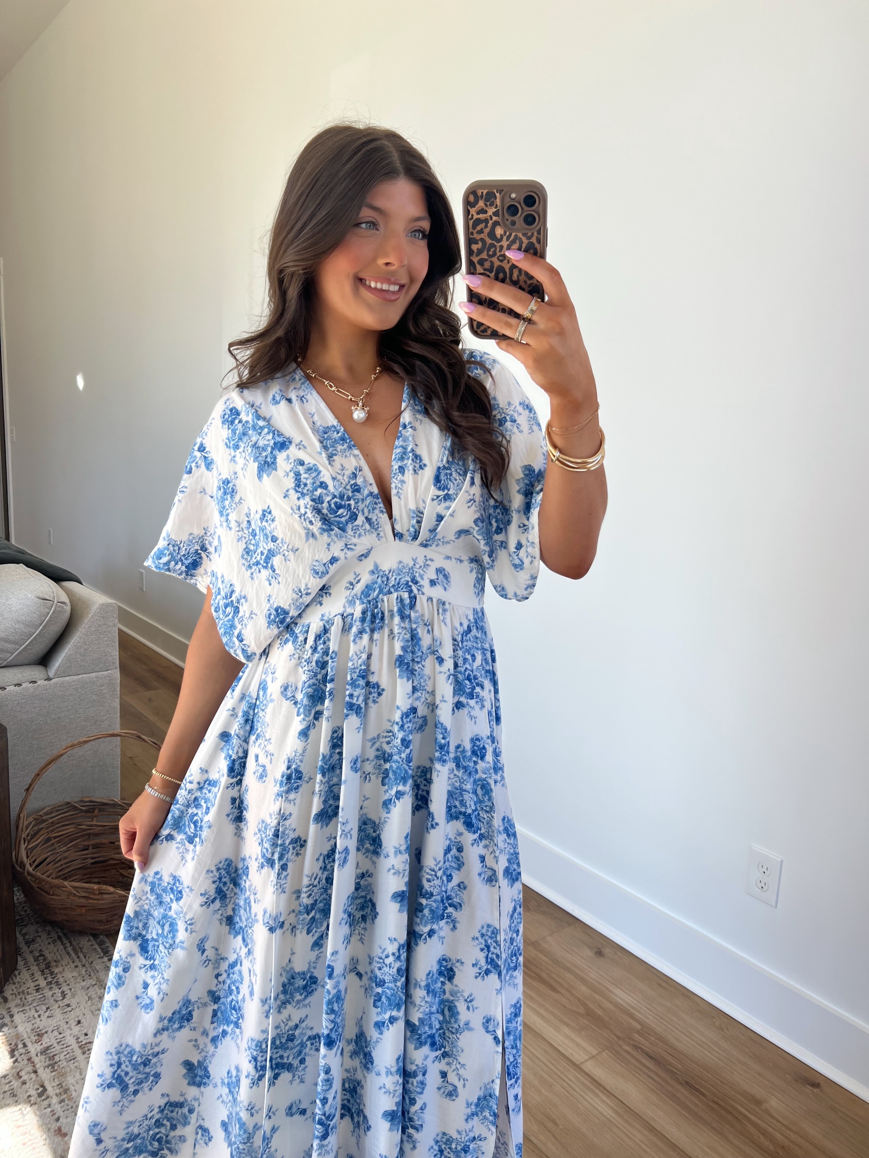 Priscilla Printed Maxi Dress (Restock)