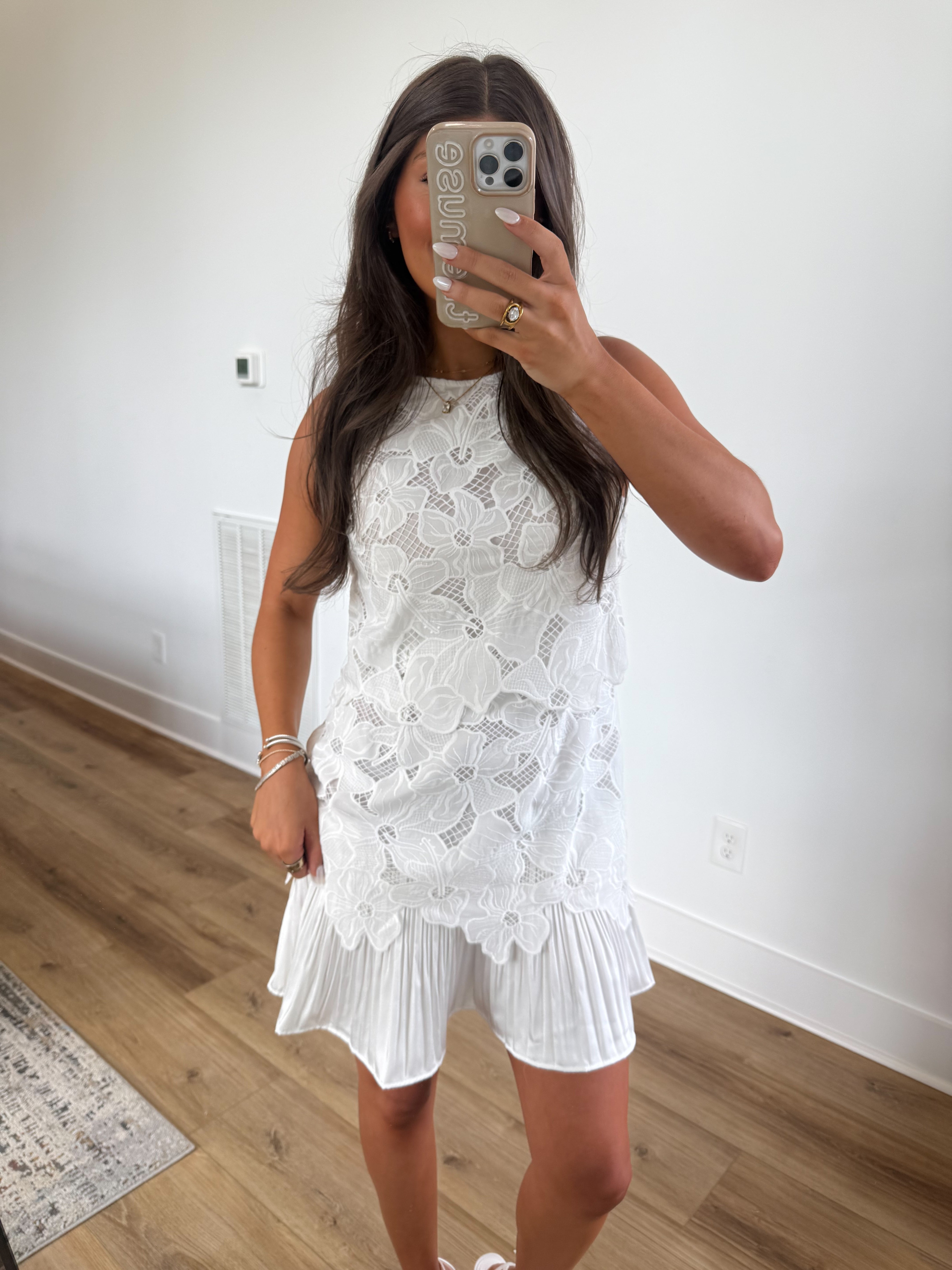 Floral Tiered Mini Dress