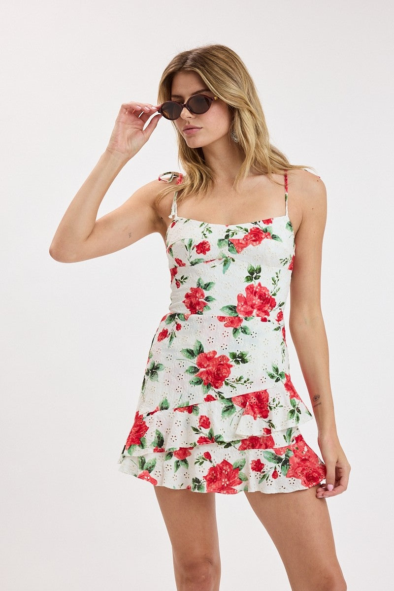 He Loves Me, He Loves Me Not Mini Dress