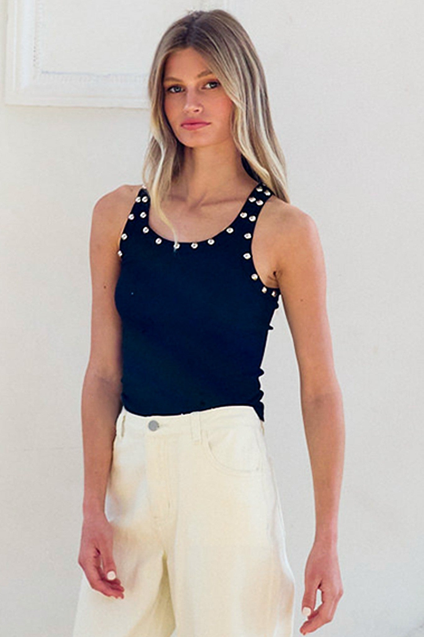 Black Stud Tank