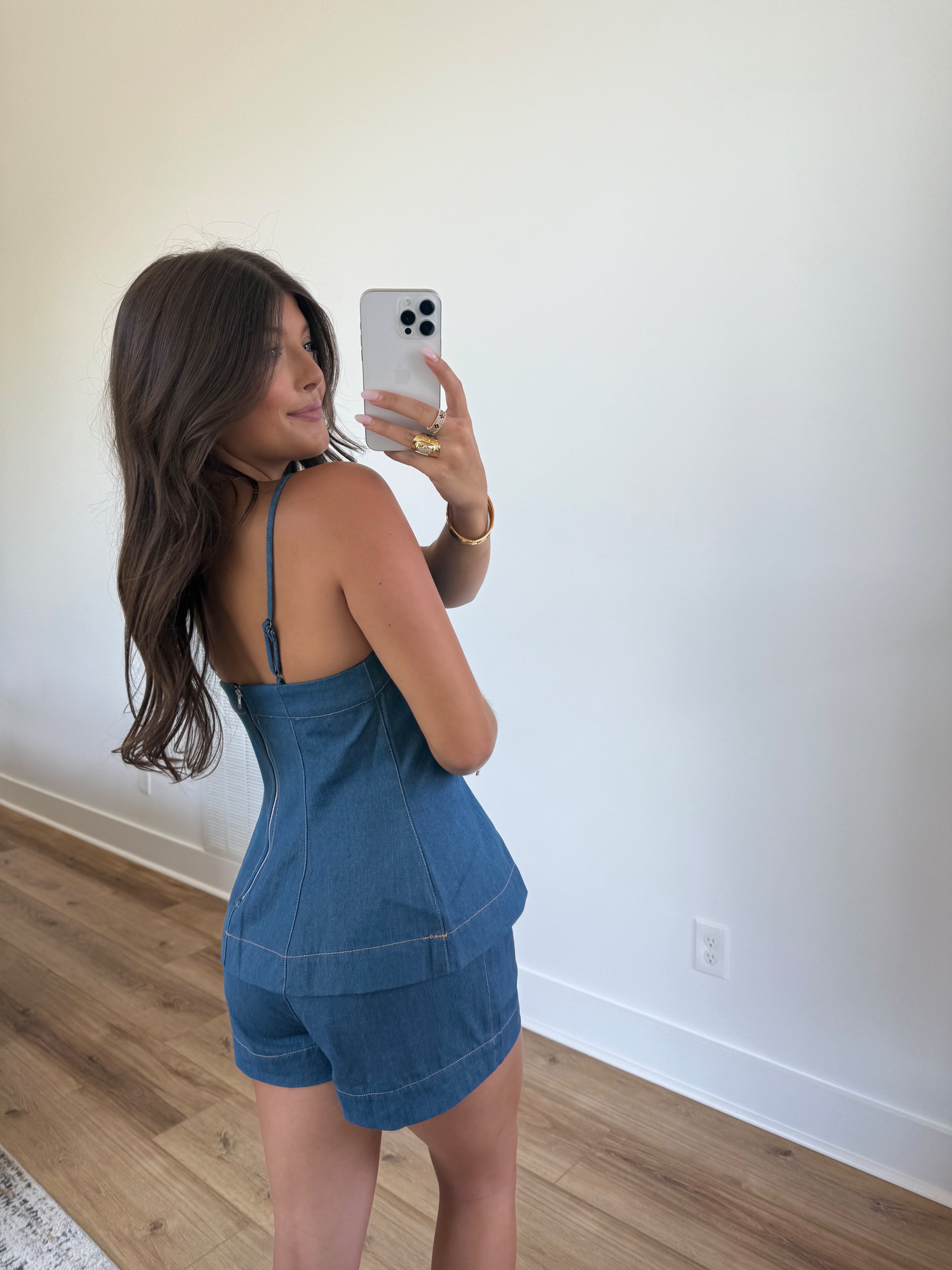 Structured Denim Set
