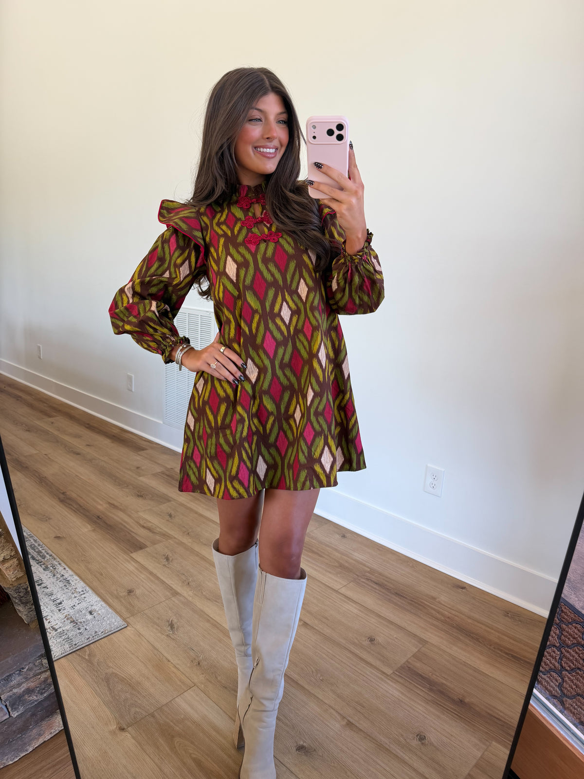 Art of Fall Mini Dress
