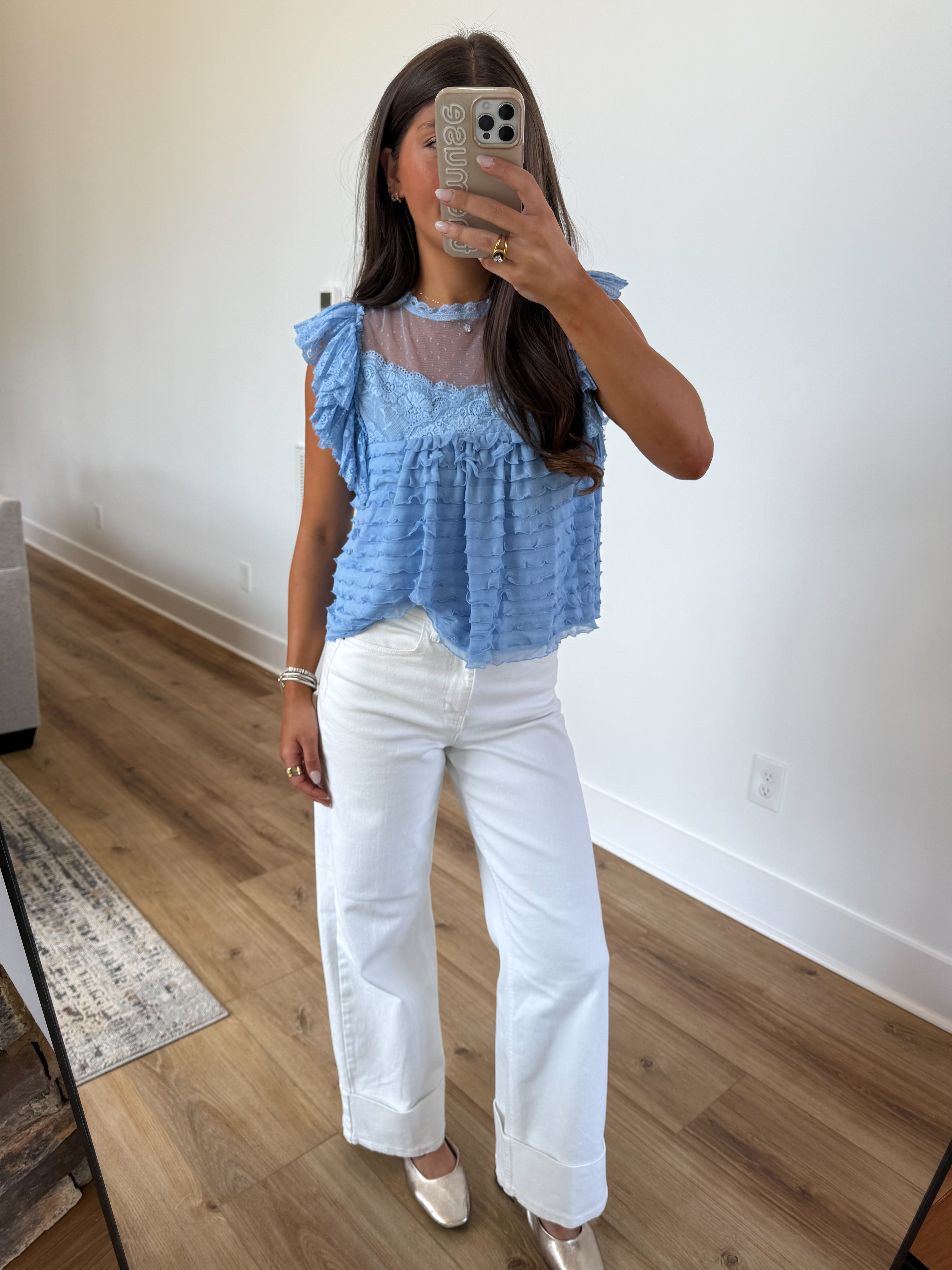 Bluebell Ruffle Top