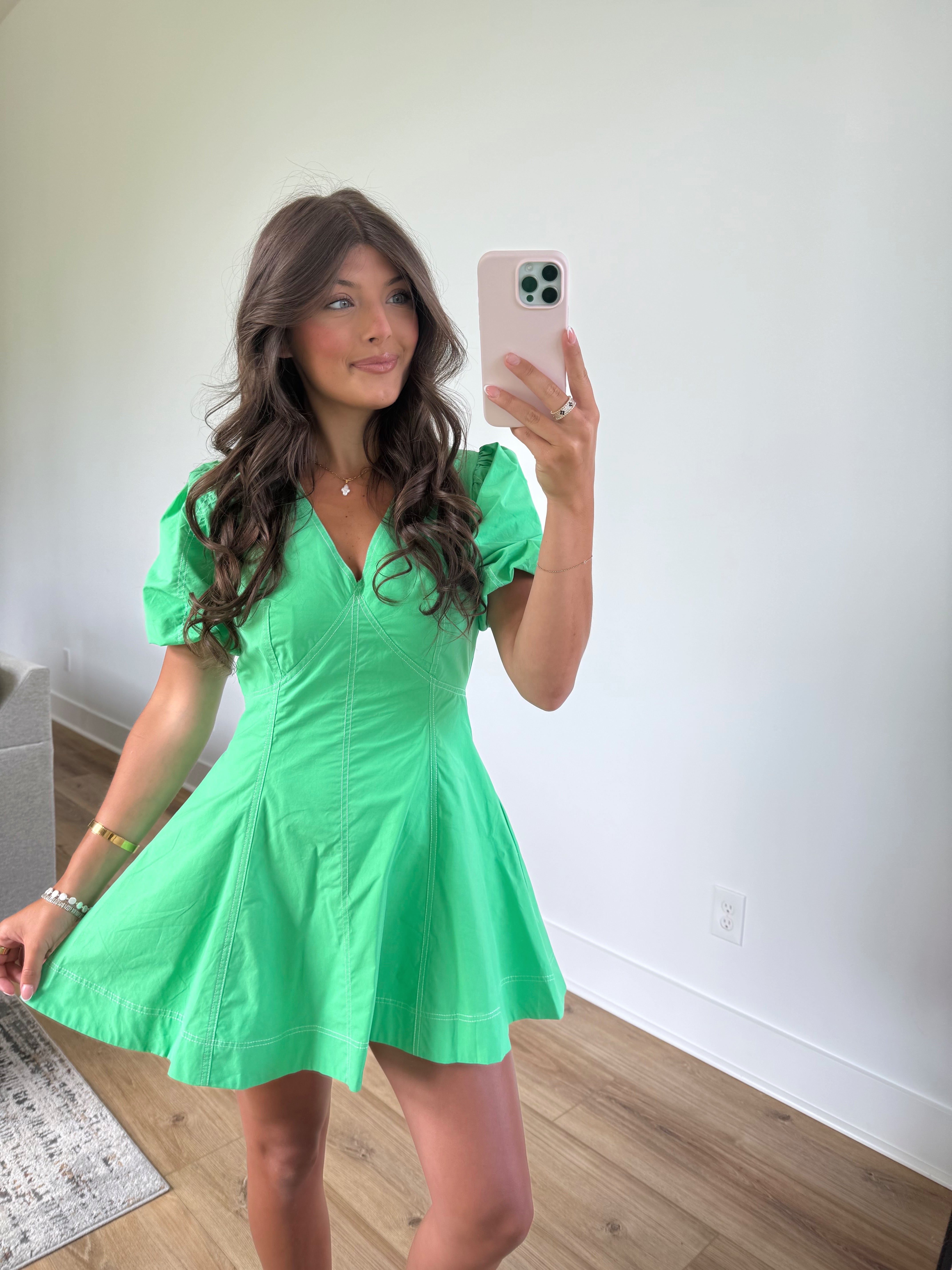 Laci Mini Dress (Green)