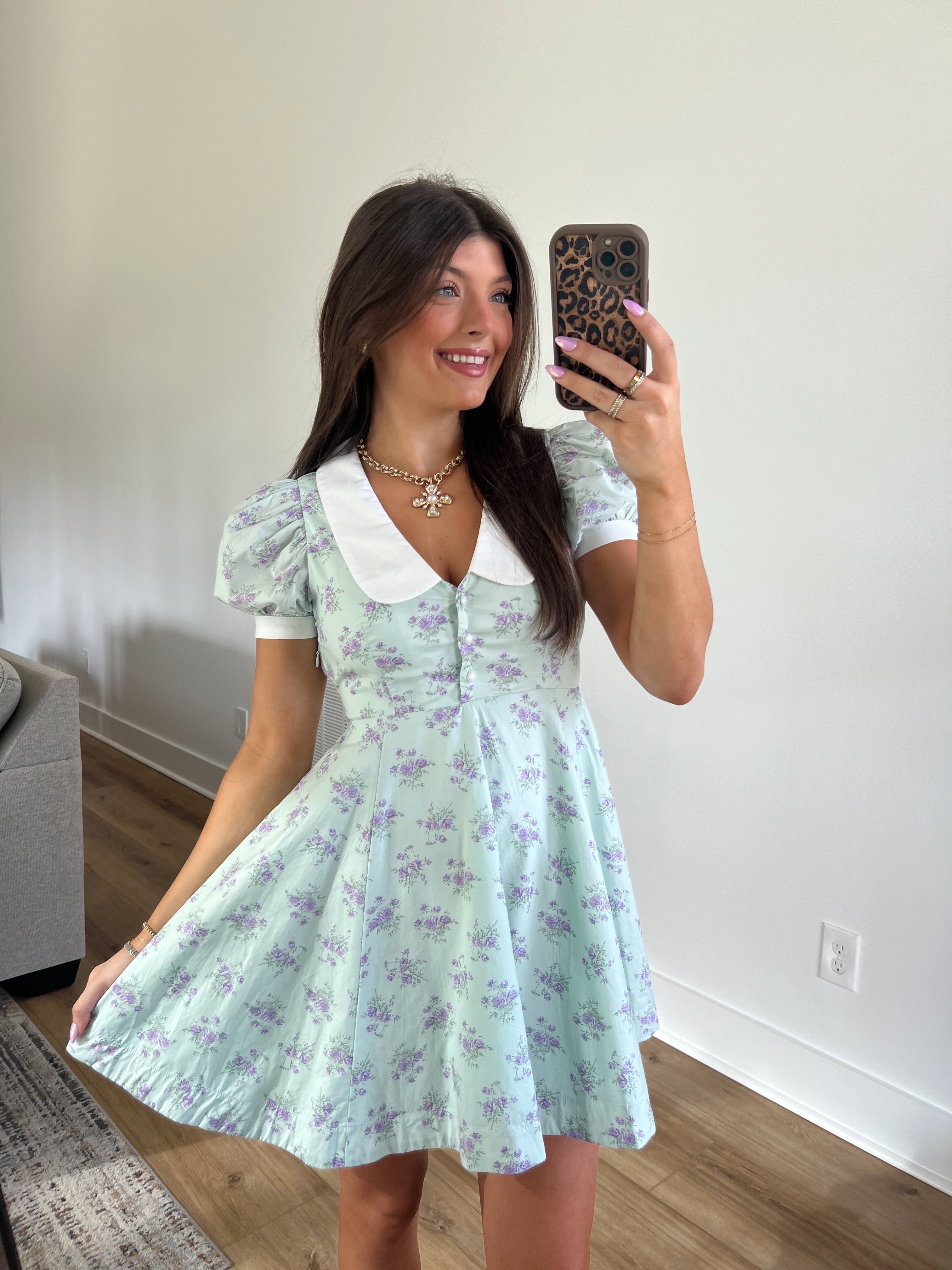 Sweet Mint Mini Dress