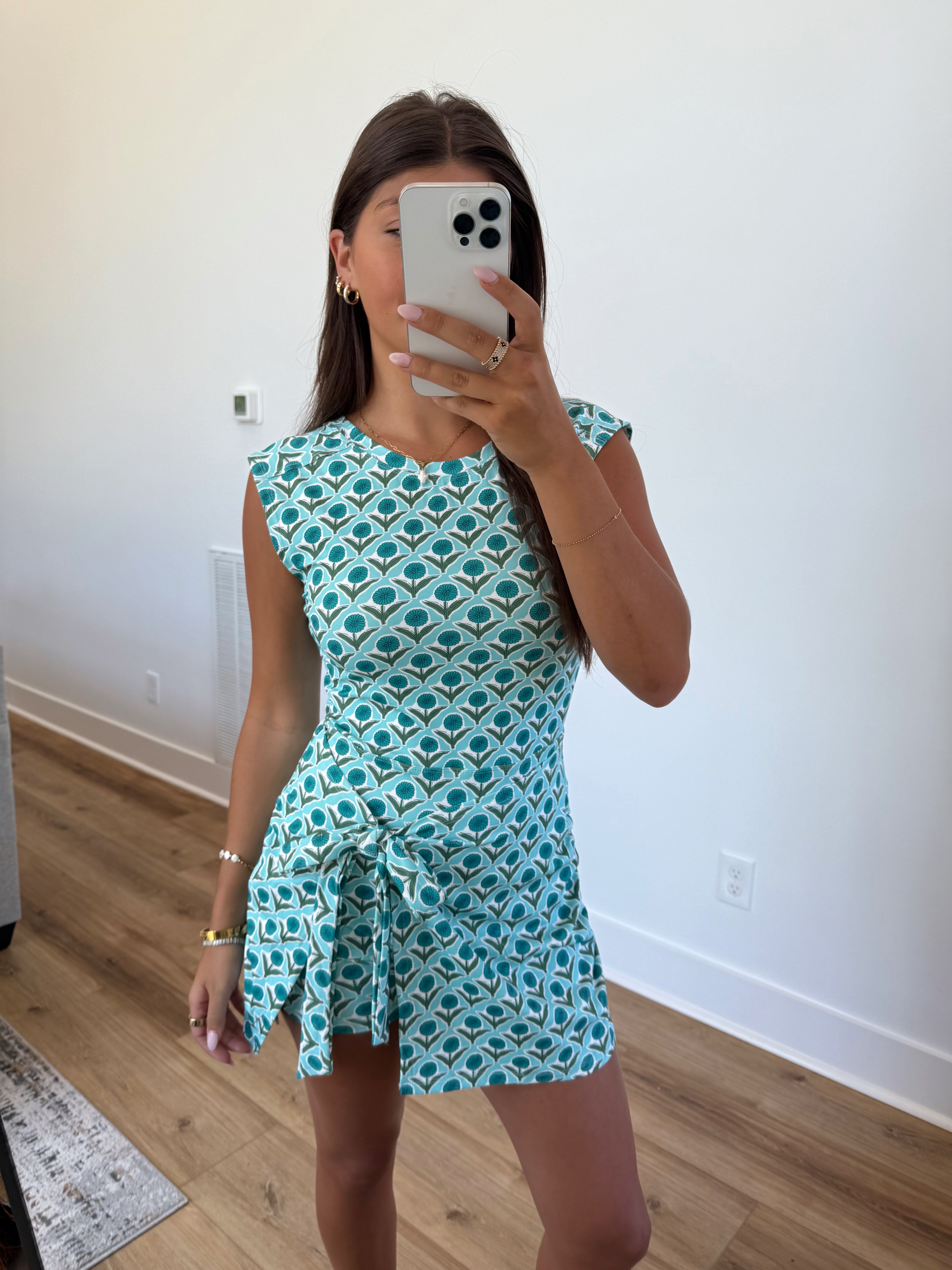 Retro Bloom Wrap Romper