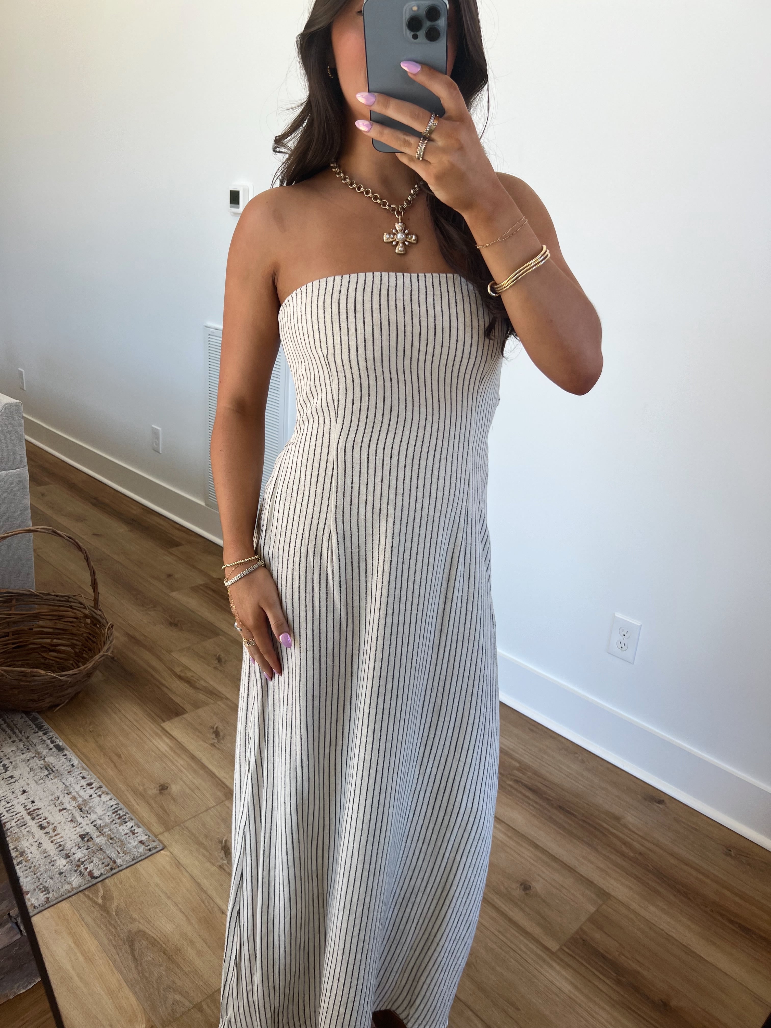Cali Stripe Maxi Dress (Restock)