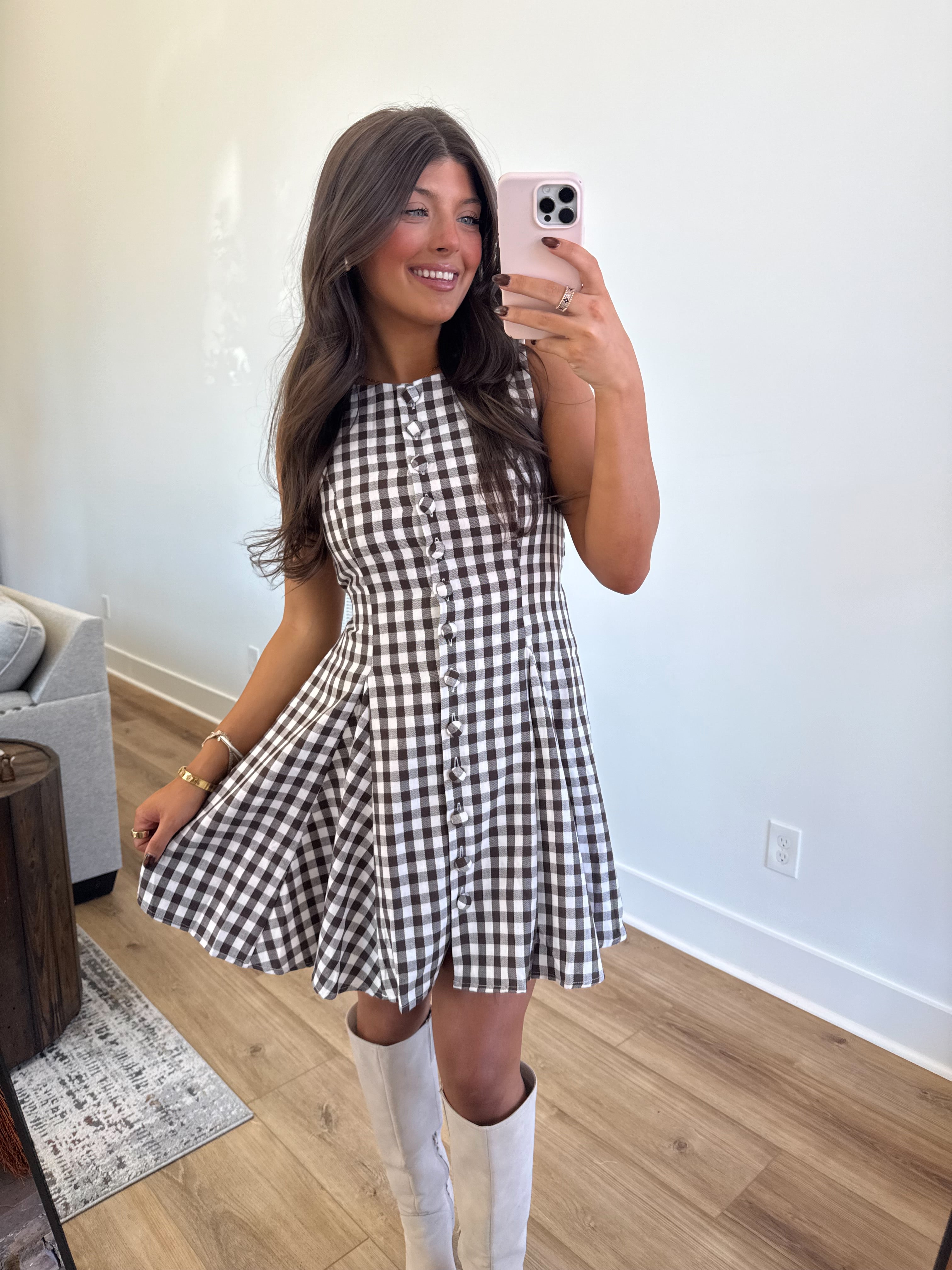 Hardin Gingham Dress