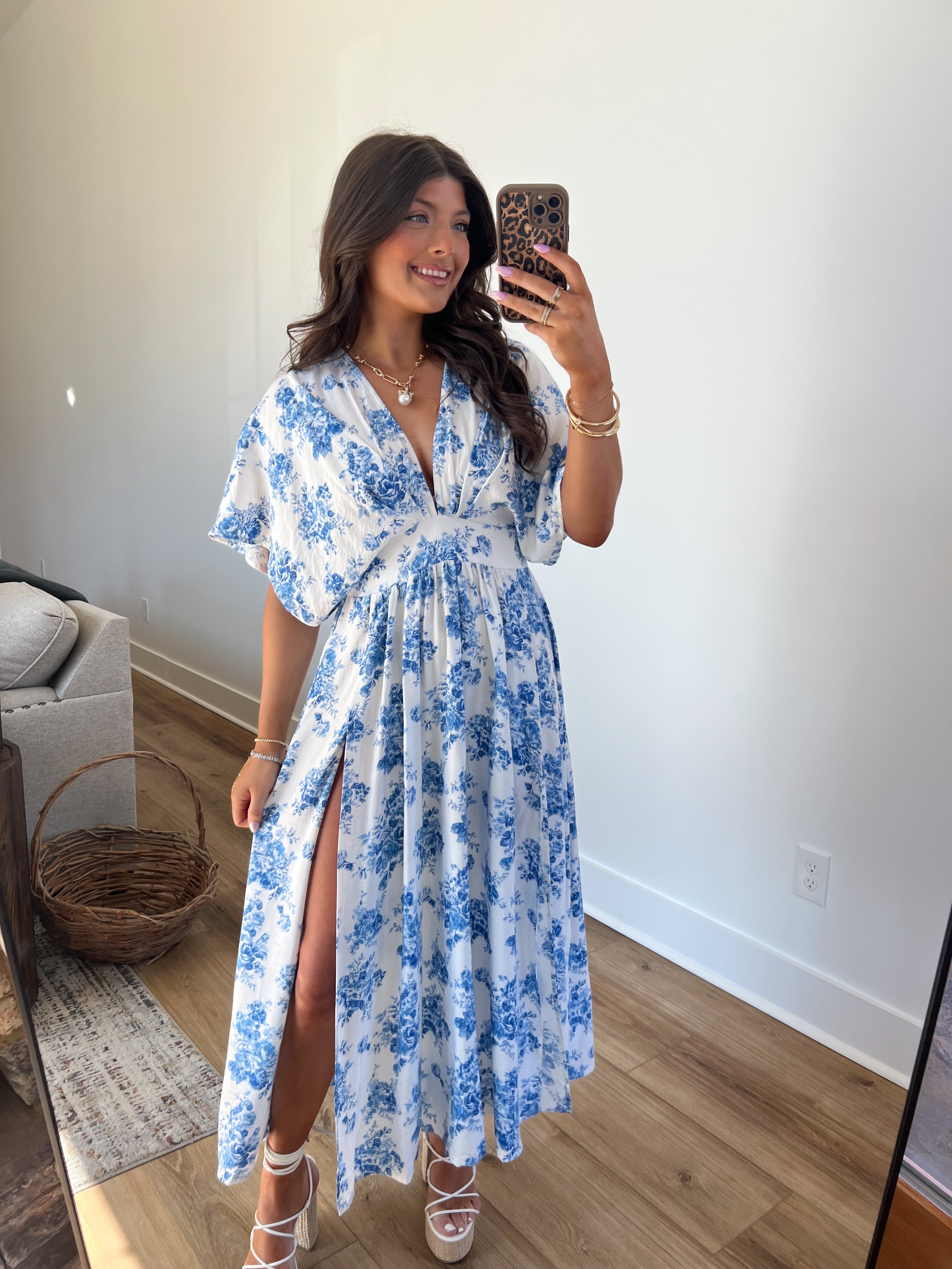 Priscilla Printed Maxi Dress (Restock)