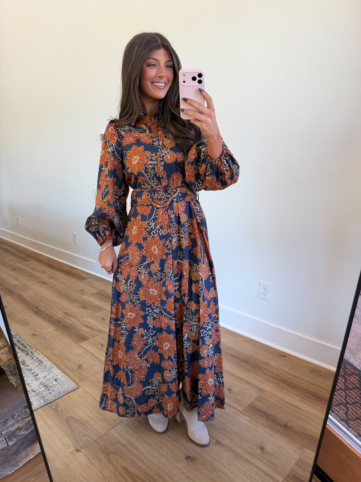 Belted Goldie Maxi Dress