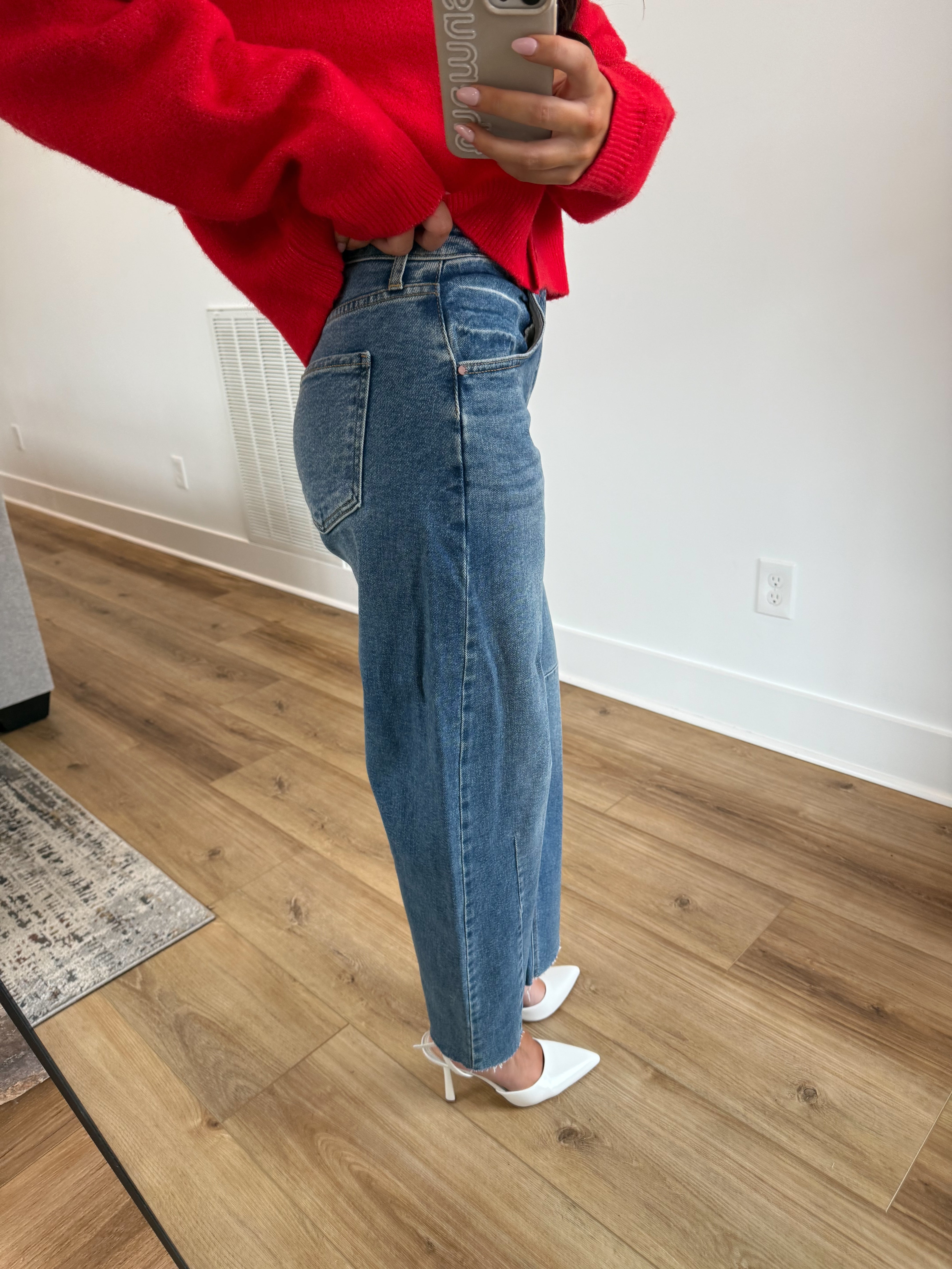 Barrel Jeans (Seam Detail)